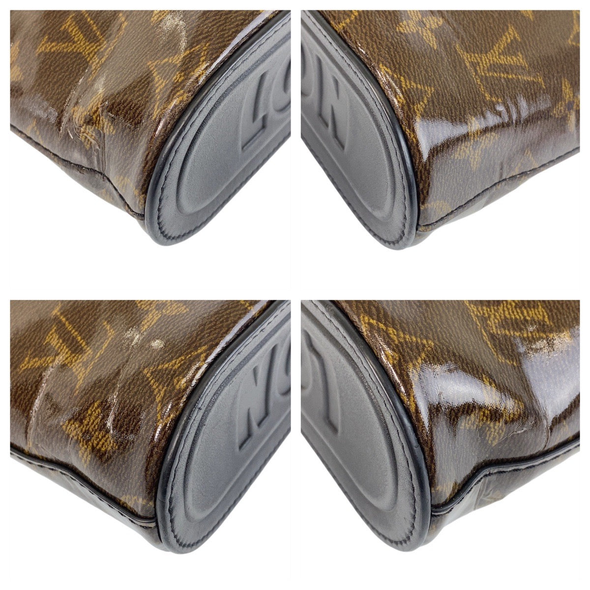 LOUIS VUITTON Clutch bag M63271 PVC Brown Clutch bag business bag Monogram Glaze pochette cosmos mens Used