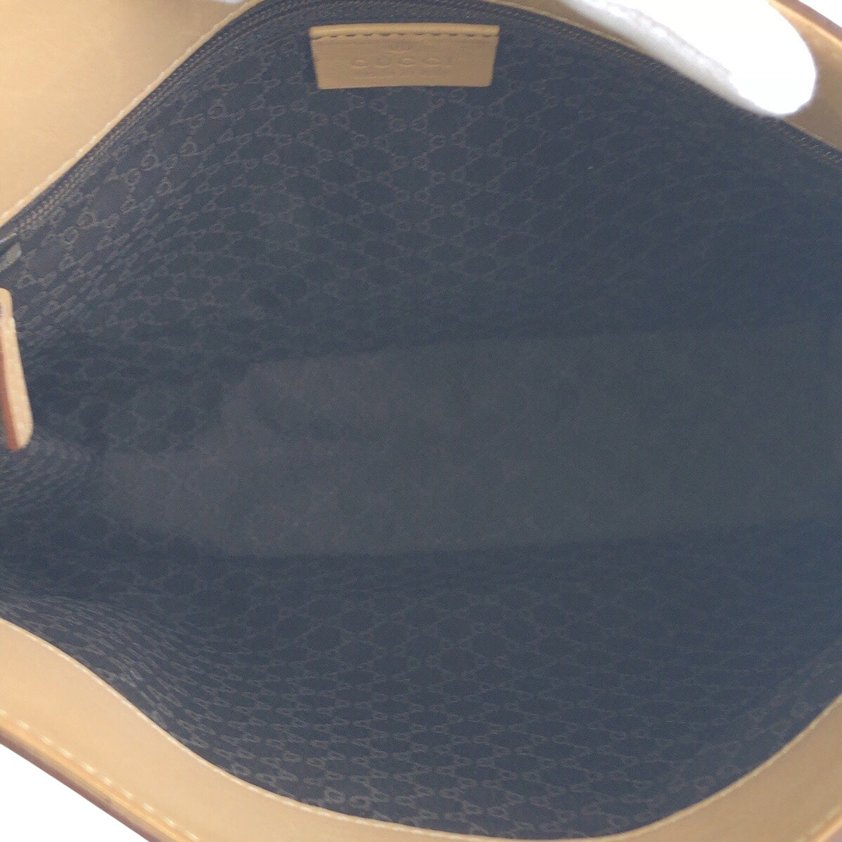 GUCCI Shoulder Bag 91762 leather beige Shoulder Bag pochette Women Used