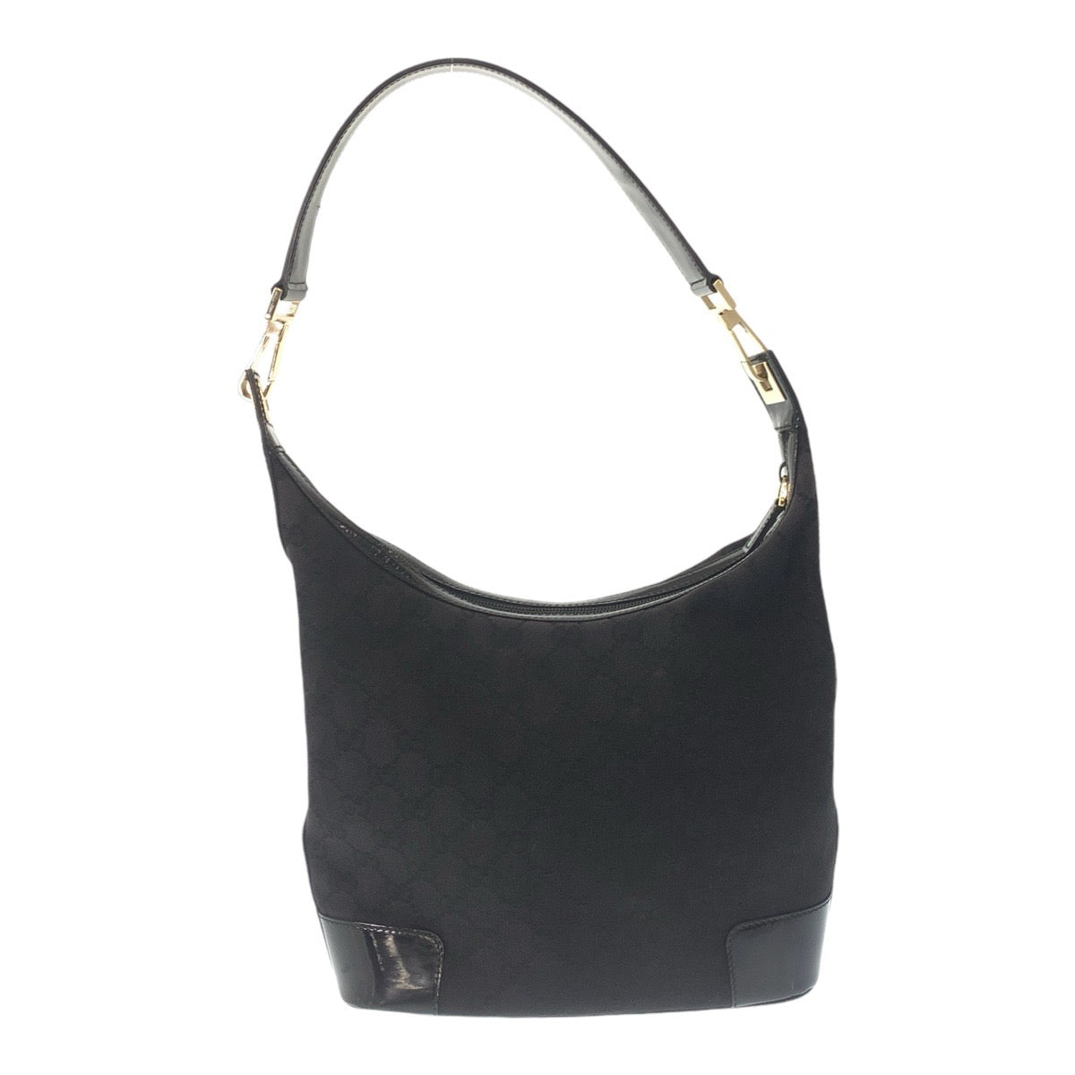 GUCCI Shoulder Bag GG canvas black Shoulder Bag Hobo Women Used