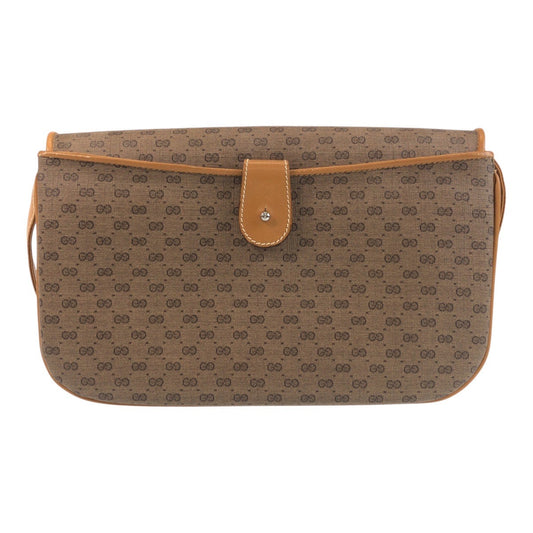 GUCCI Shoulder Bag 004 256 PVC, Leather Brown camel Crossbody Shoulder Bag Messenger Bag Old Gucci Micro GG Women Used