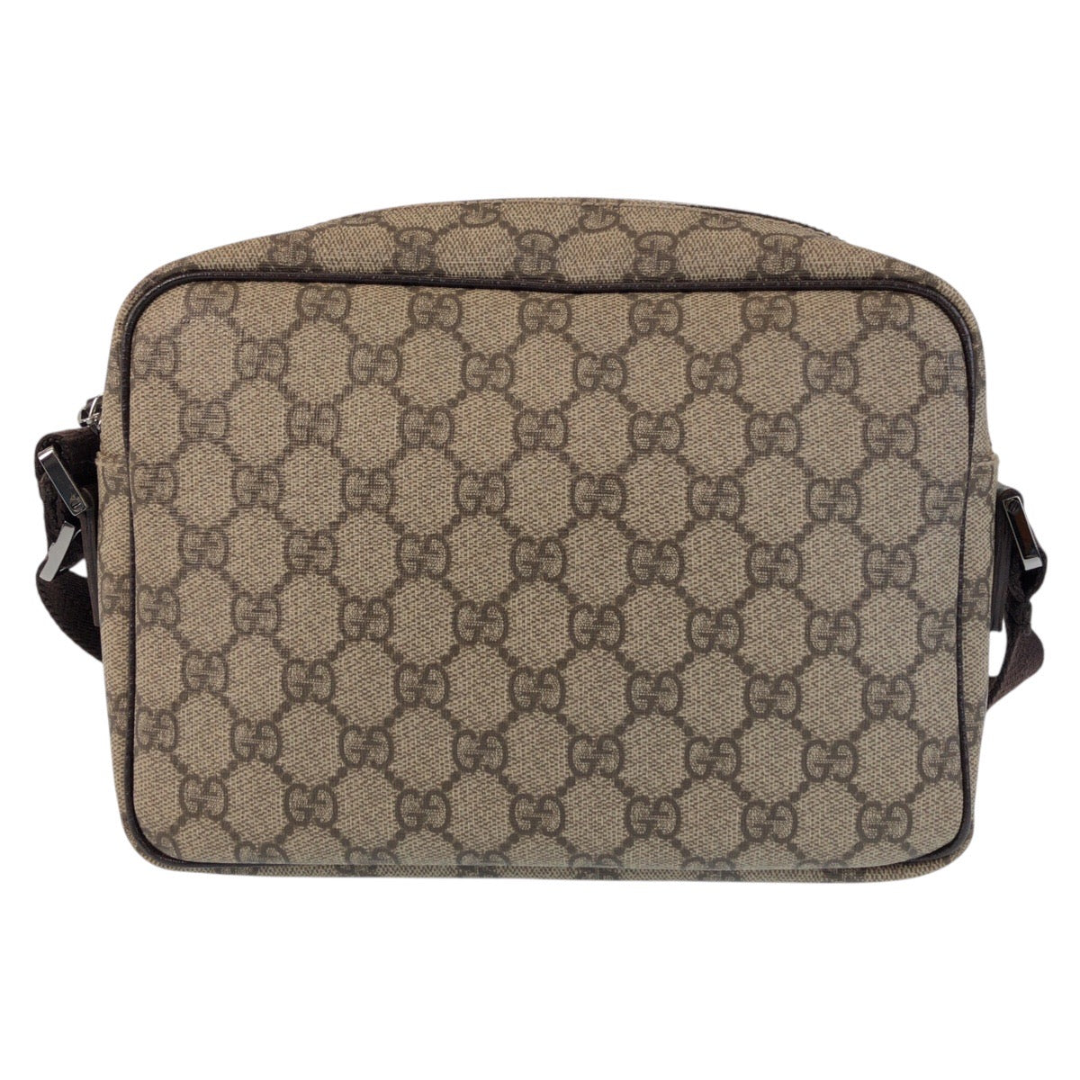 GUCCI Shoulder Bag 114291 GG Supreme canvas, leather Brown Crossbody Shoulder Bag Women Used