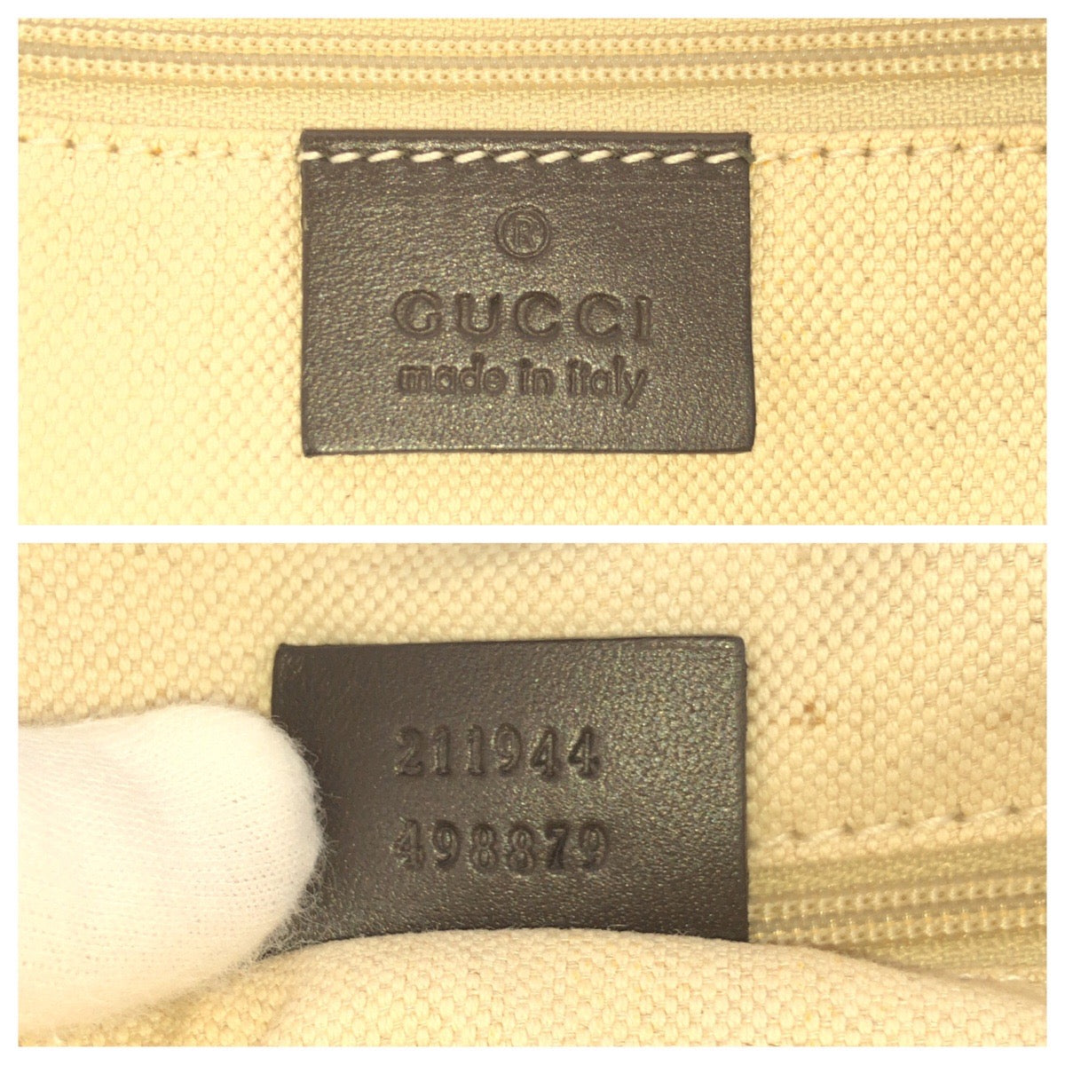 GUCCI Handbag 211944 GG canvas, leather Brown Handbag Shoulder Bag Sukey Women Used