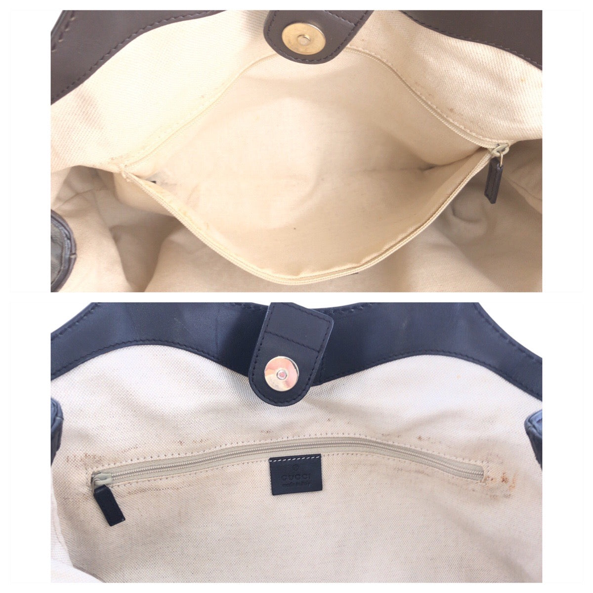 GUCCI Handbag 211944 GG canvas, leather Brown Handbag Shoulder Bag Sukey Women Used