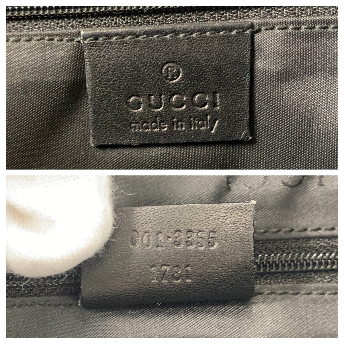 GUCCI Shoulder Bag 001 3355 leather black Shoulder Bag Jackie Women Used