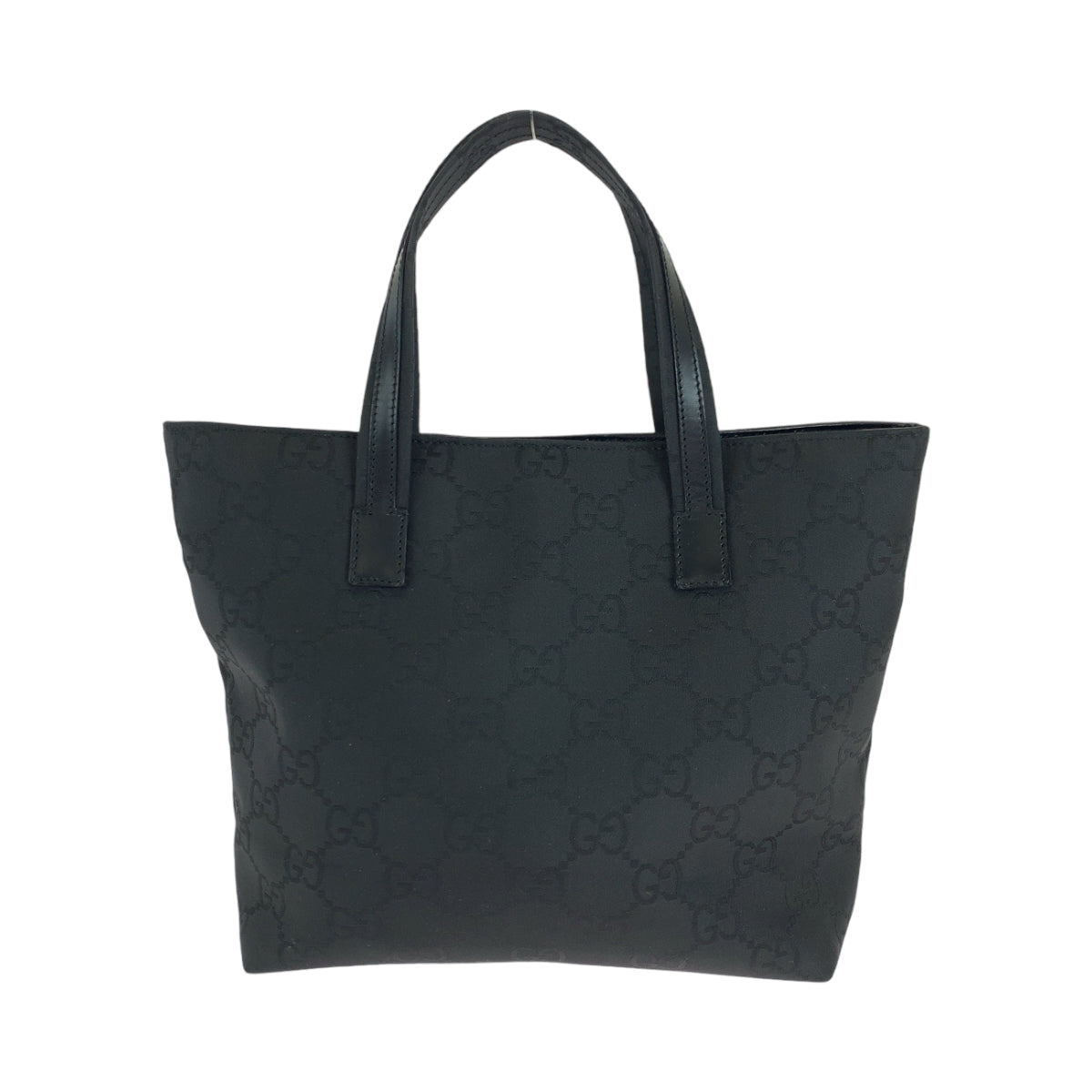 GUCCI Tote Bag 105650 GG canvas black Tote Bag handbag W pocket Women Used