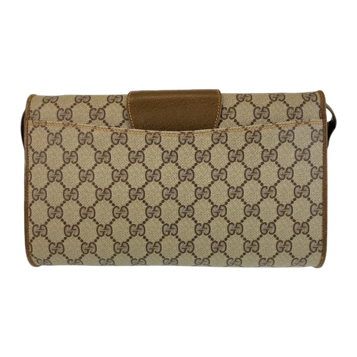 GUCCI Shoulder Bag 904 02 050 GG Supreme canvas, leather Beige Gold Metal Crossbody Shoulder Bag Messenger Bag Old Gucci Women Used