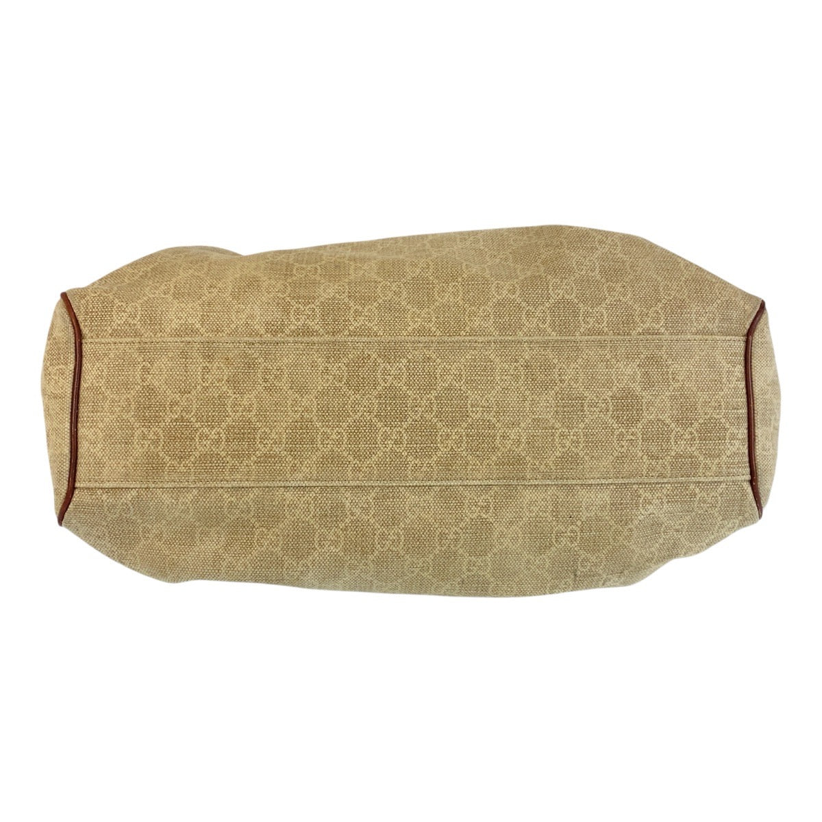 GUCCI Tote Bag 211944 GG canvas, leather Beige Brown Gold Metal Tote Bag Shoulder Bag Sukey Women Used