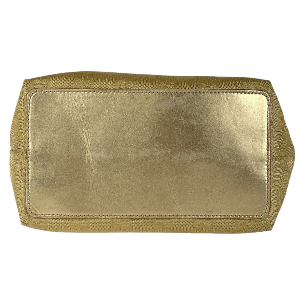 GUCCI Tote Bag 002 1099 GG canvas, leather gold Tote Bag Shoulder Bag Women Used
