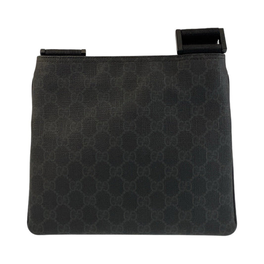 GUCCI Shoulder Bag 162905 GG Supreme Canvas black Crossbody Shoulder Bag Unisex Women Used