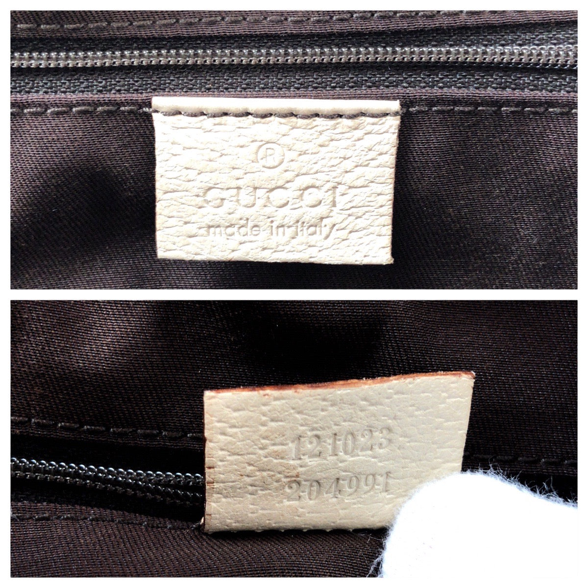 GUCCI Tote Bag 121023 GG canvas, leather Brown White Gold Metal Tote Bag Shoulder Bag Women Used