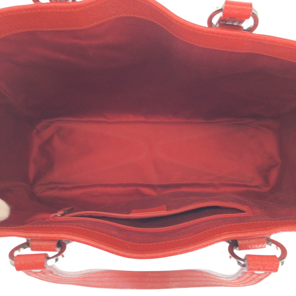 GUCCI Tote Bag 113017 GG canvas, leather Red Silver Metal Tote Bag Shoulder Bag Women Used