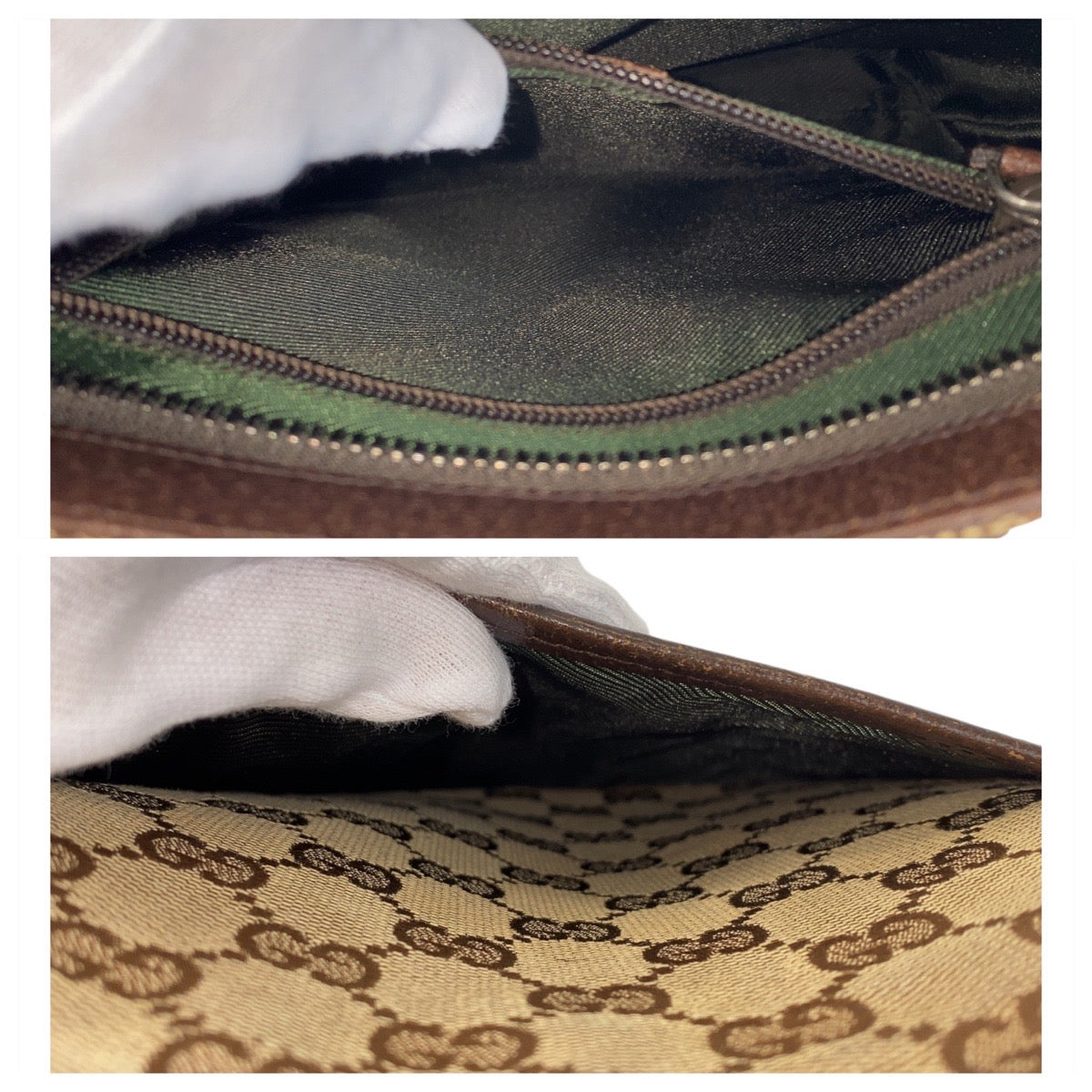 GUCCI Shoulder Bag 122793 GG canvas Brown beige Crossbody Shoulder Bag Messenger Bag Women Used