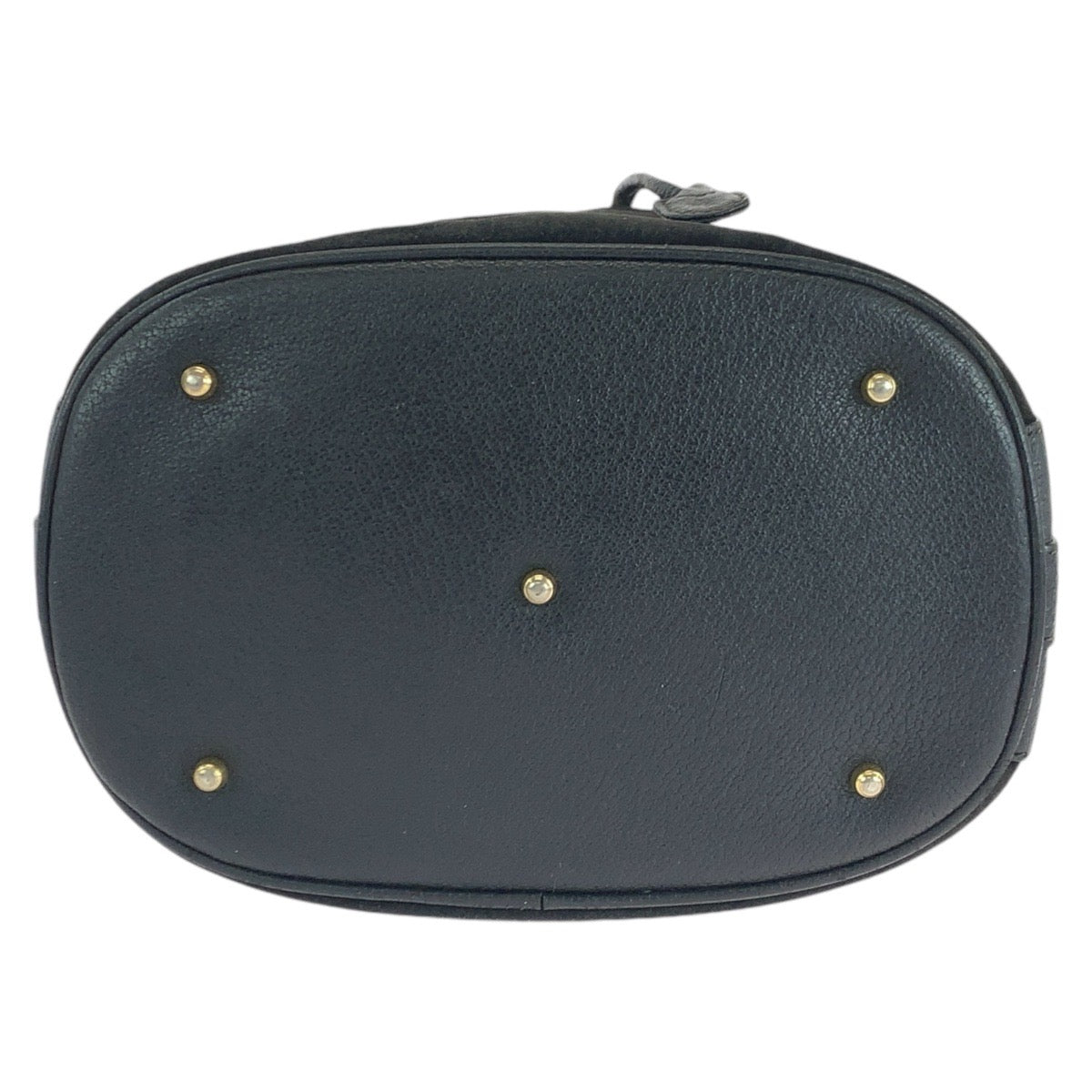 GUCCI Handbag 001 2040 1657 Suede, Leather Black Gold Metal Bamboo Women Used