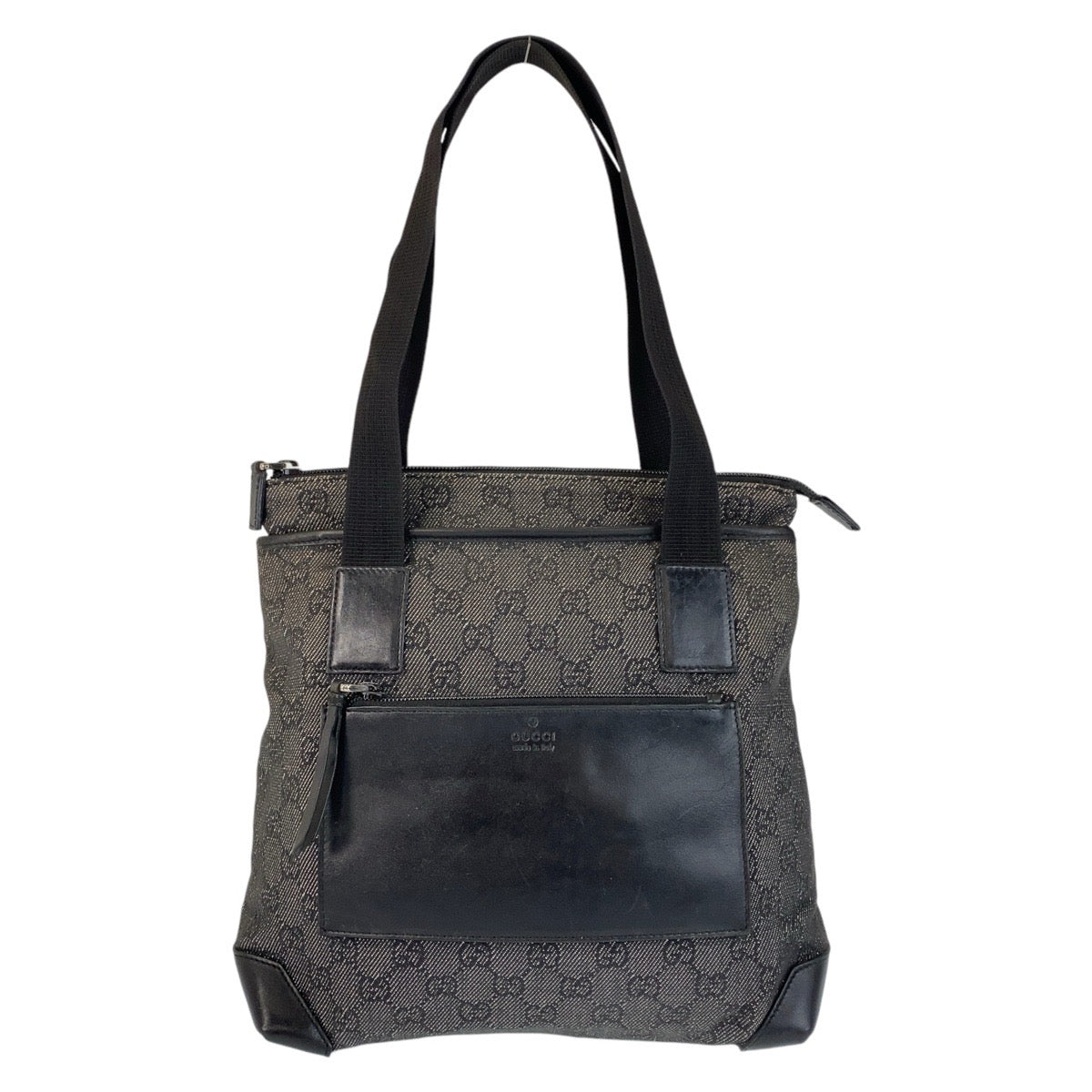 GUCCI Tote Bag 28893 GG canvas, leather black Tote Bag Shoulder Bag Women Used
