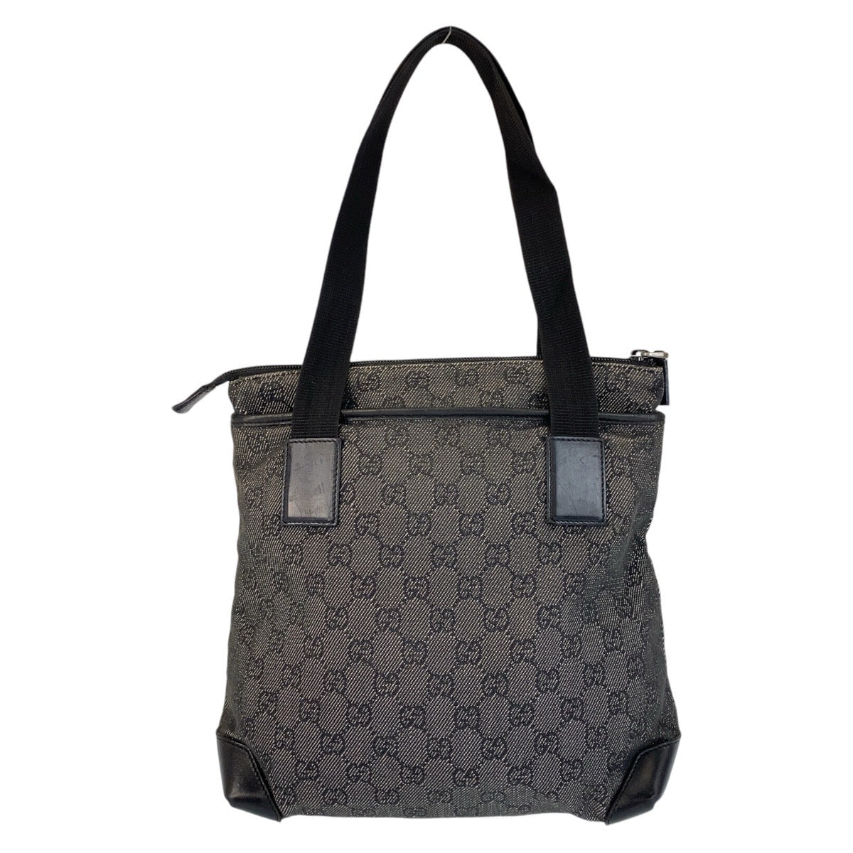 GUCCI Tote Bag 28893 GG canvas, leather black Tote Bag Shoulder Bag Women Used