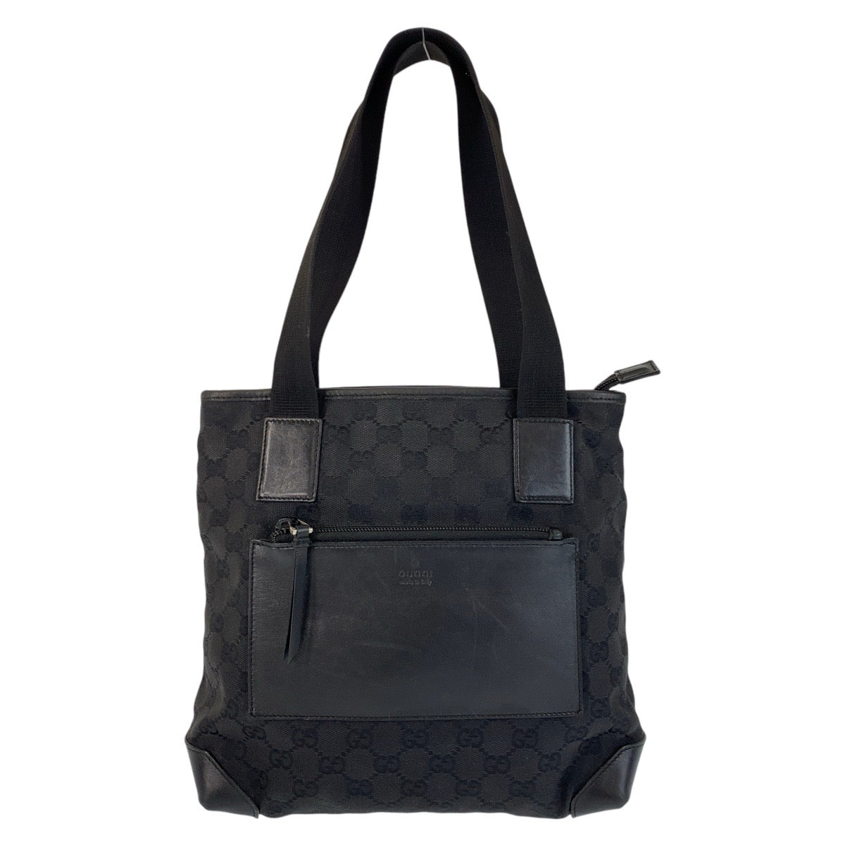 GUCCI Tote Bag 28893 GG canvas, leather black Tote Bag Shoulder Bag Women Used
