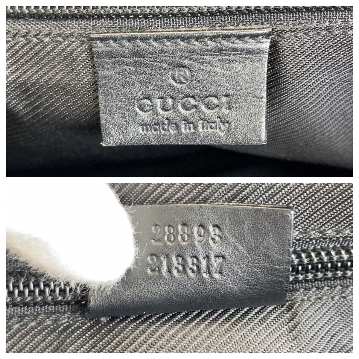 GUCCI Tote Bag 28893 GG canvas, leather black Tote Bag Shoulder Bag Women Used