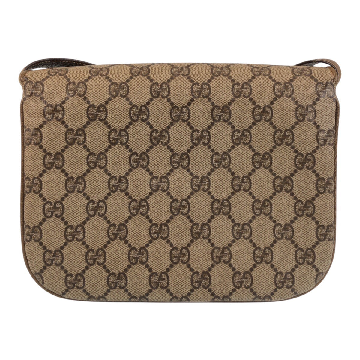 GUCCI Shoulder Bag 001 406 1780 GG Supreme canvas, leather Brown Gold Metal Crossbody Shoulder Bag Messenger Bag Old Gucci Women Used
