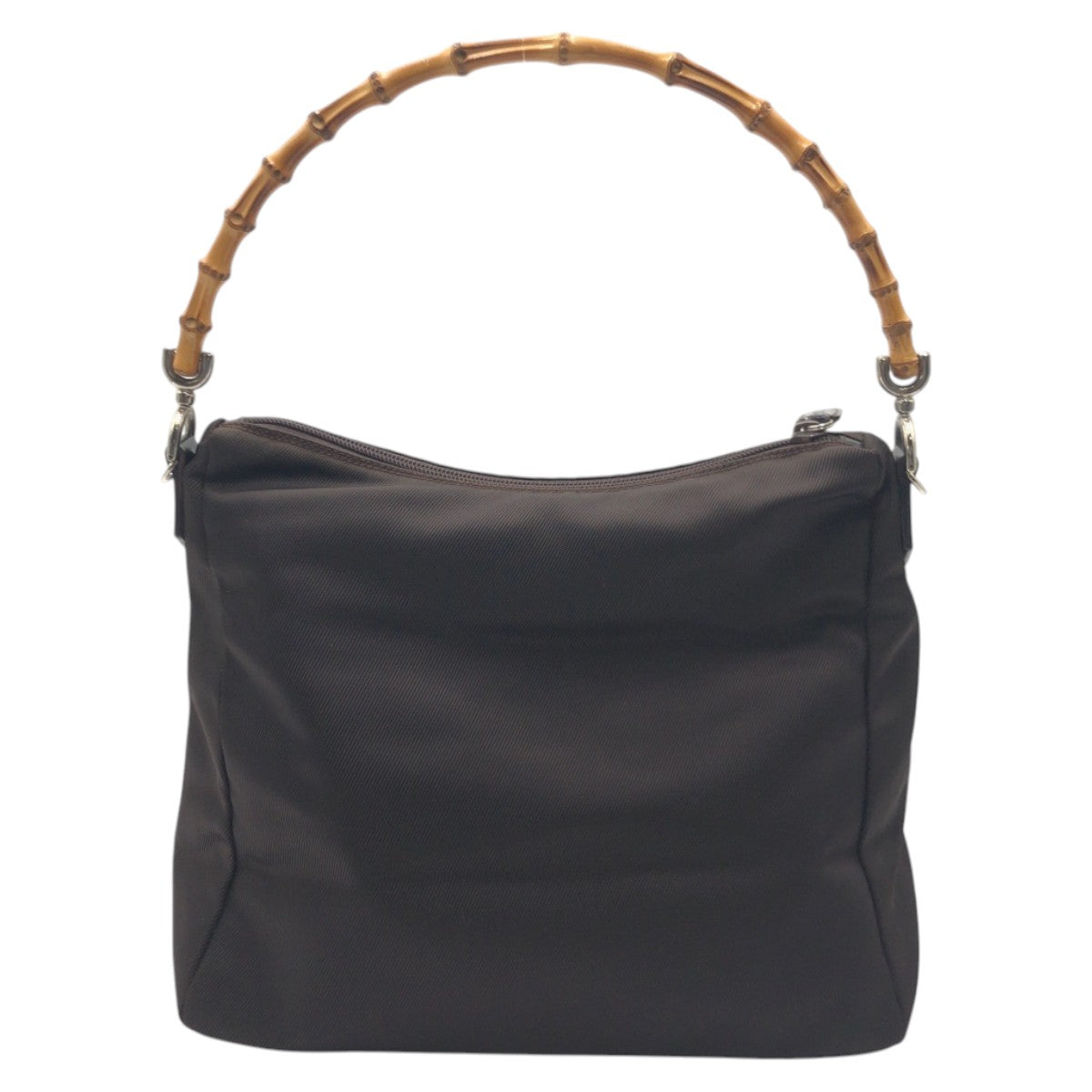 GUCCI Handbag 000 0509 polyester Brown Bamboo