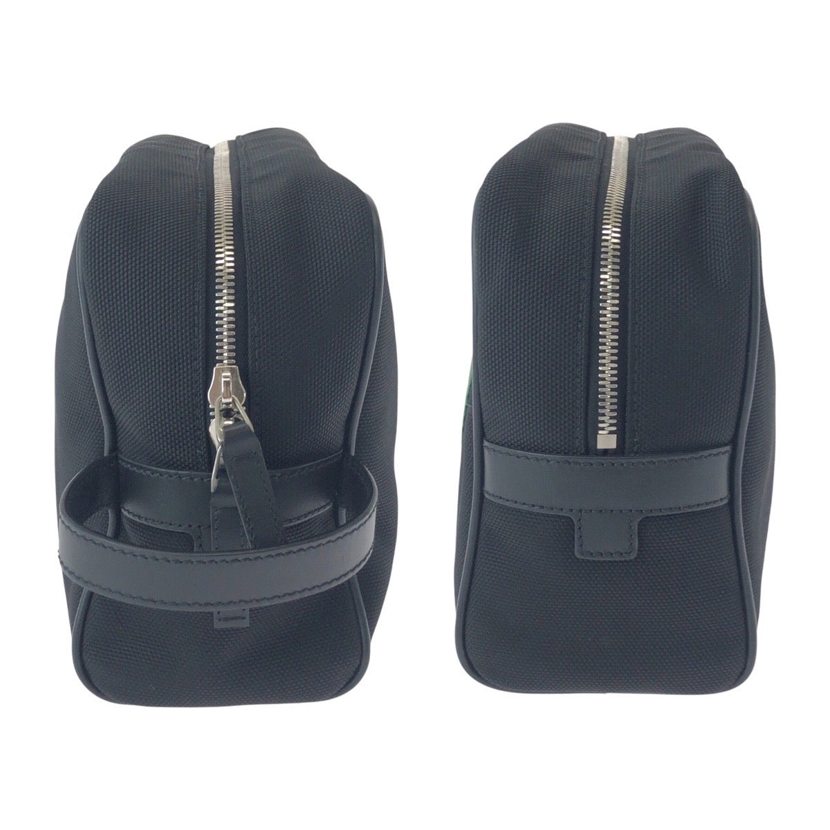 GUCCI business bag 630916 Canvas, Leather Black SilverMetal business bag pouch Sherry line mens Used