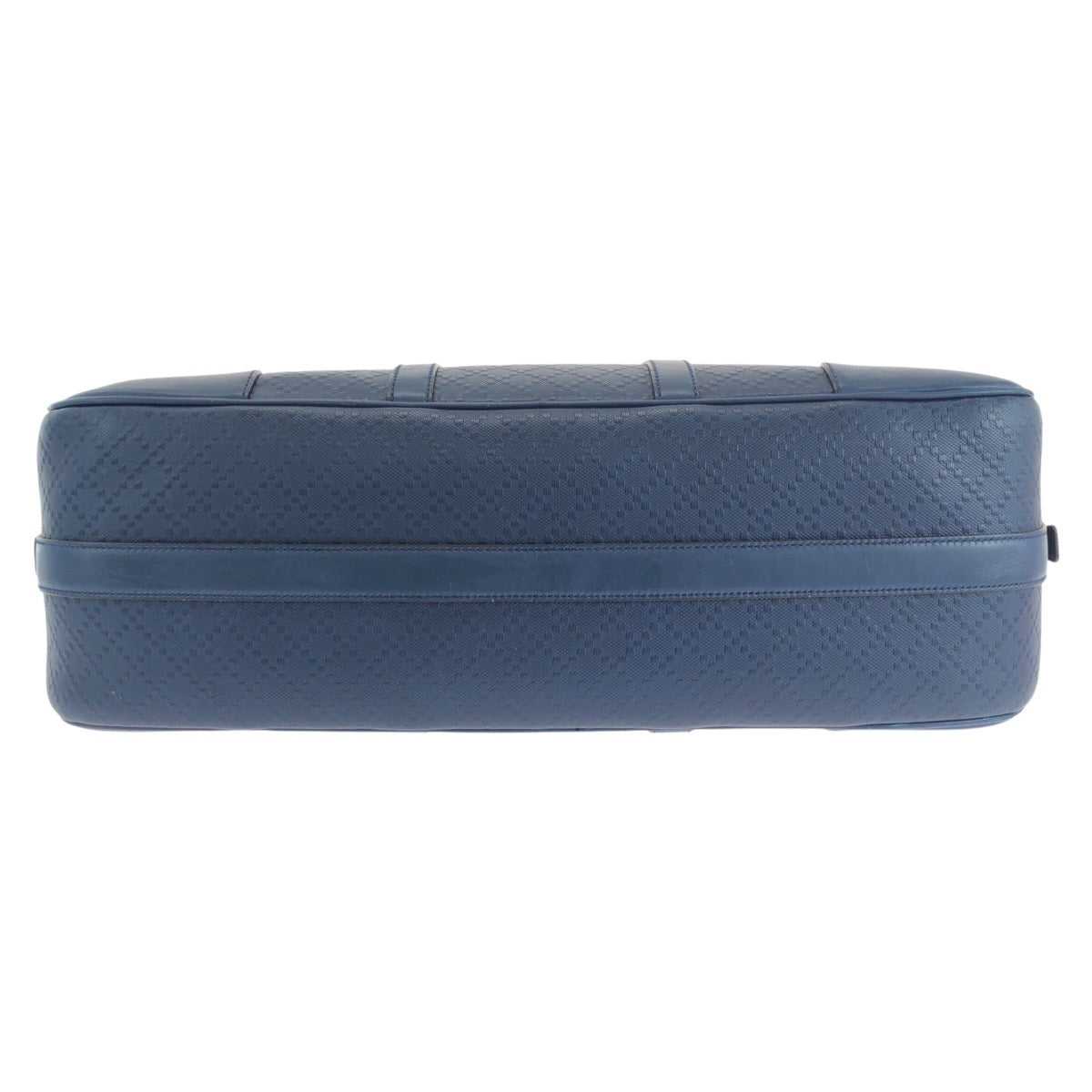 GUCCI Business bag 353394 leather Blue GoldMetal Business bag briefcase Diamante mens Used