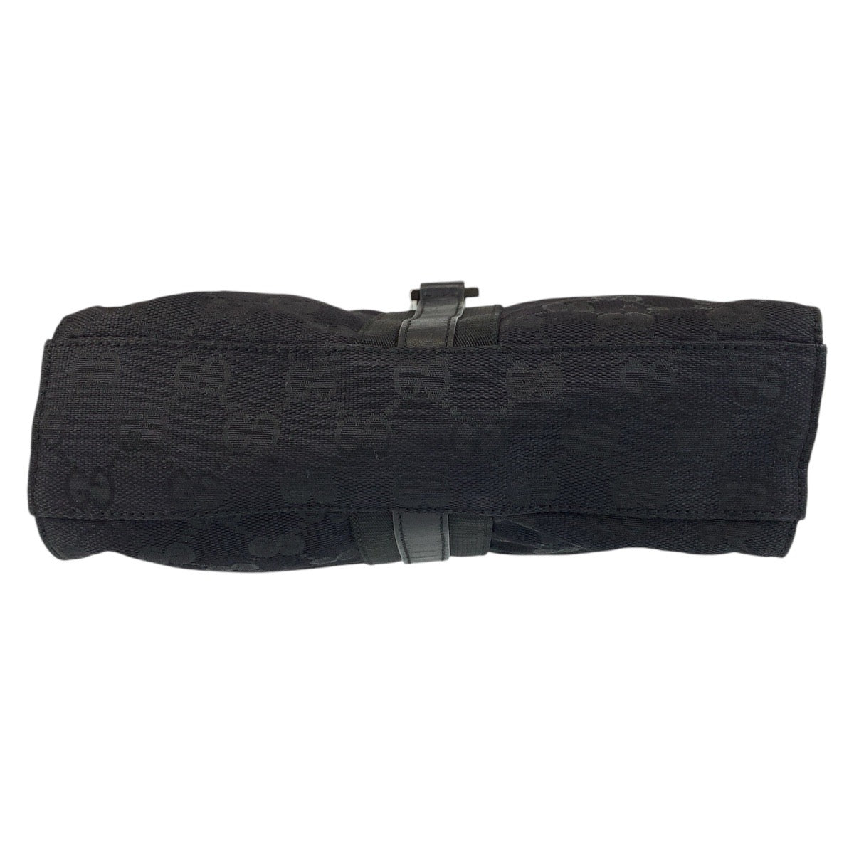 GUCCI Shoulder Bag 001 3734 GG canvas, leather Black black Shoulder Bag Jackie Women Used