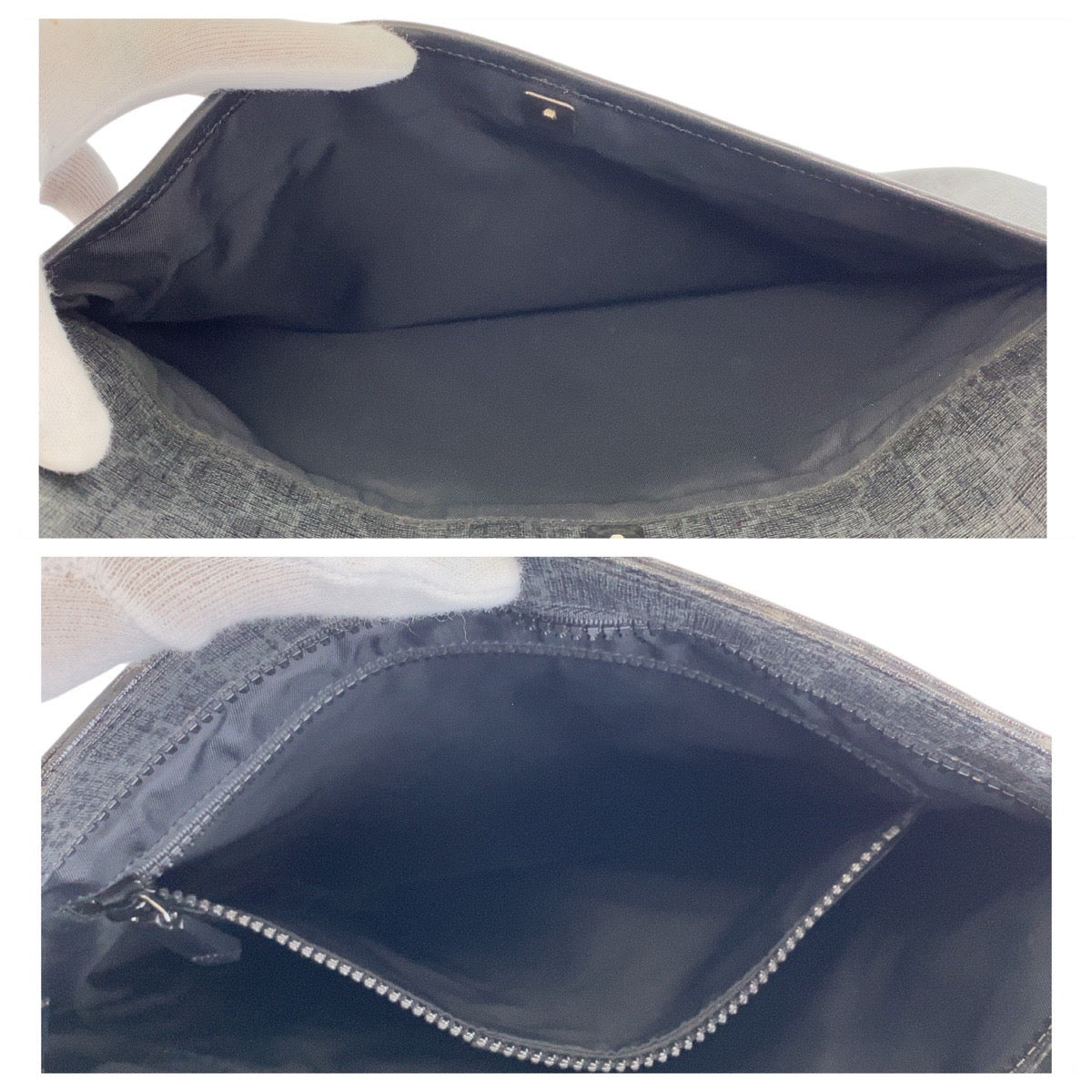 GUCCI Shoulder Bag 162904 GG Supreme Canvas Black black Crossbody Shoulder Bag Messenger Bag Women Used