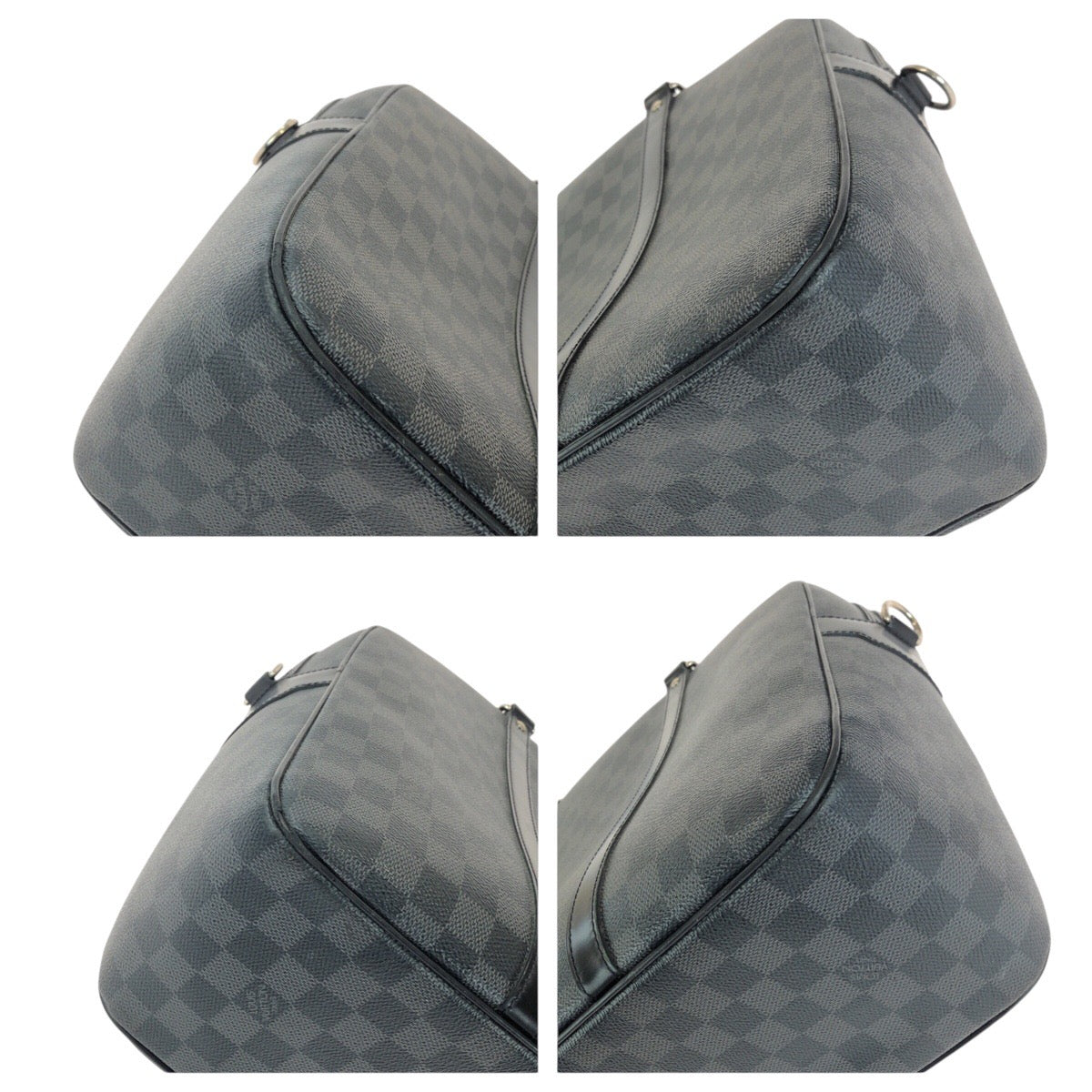 LOUIS VUITTON Business bag N48118 PVC Black SilverMetal Business bag briefcase Damier Graphite Yone mens Used
