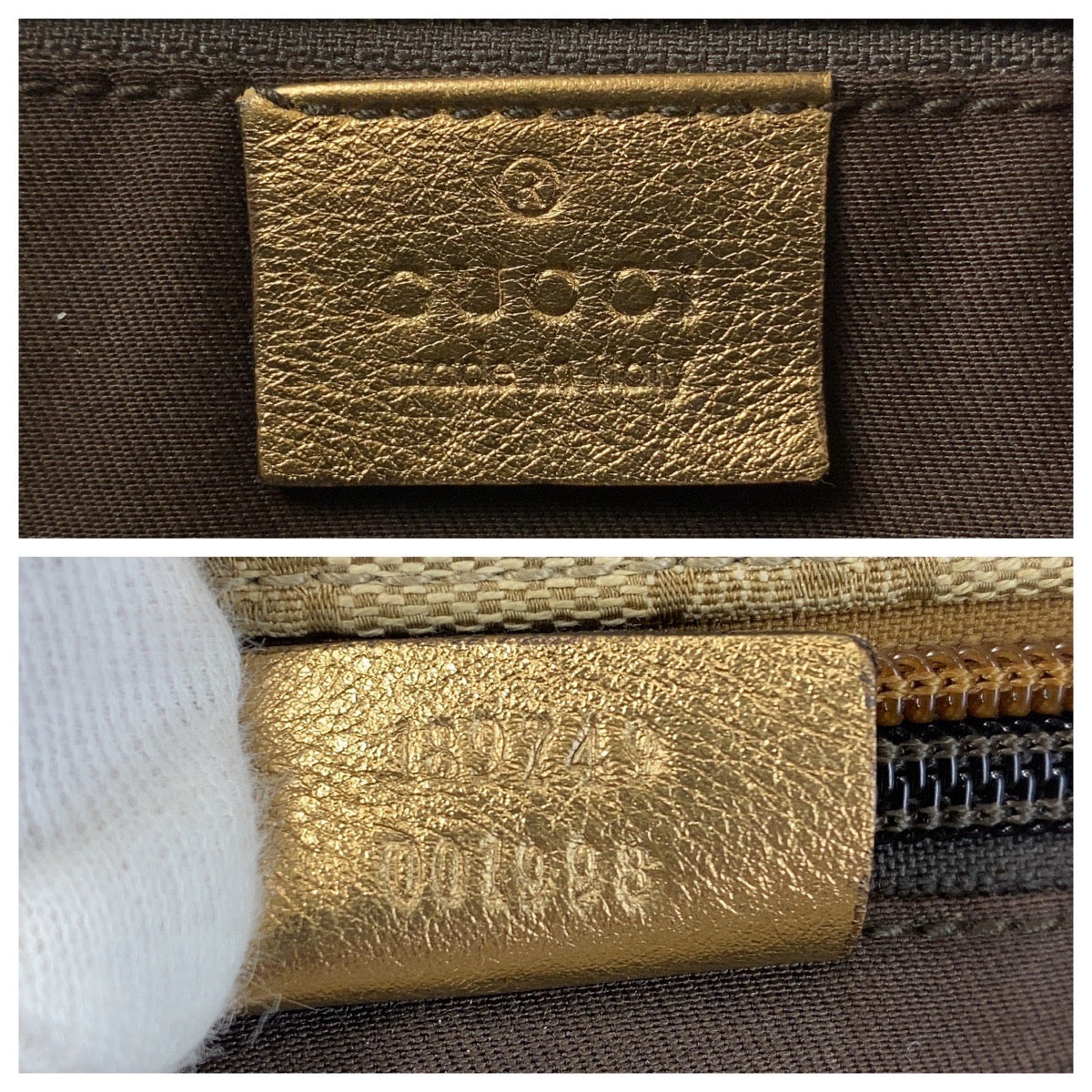 GUCCI Shoulder Bag GG canvas Beige Pink Gold Metal Crossbody Shoulder Bag Messenger Bag Sherry line Women Used