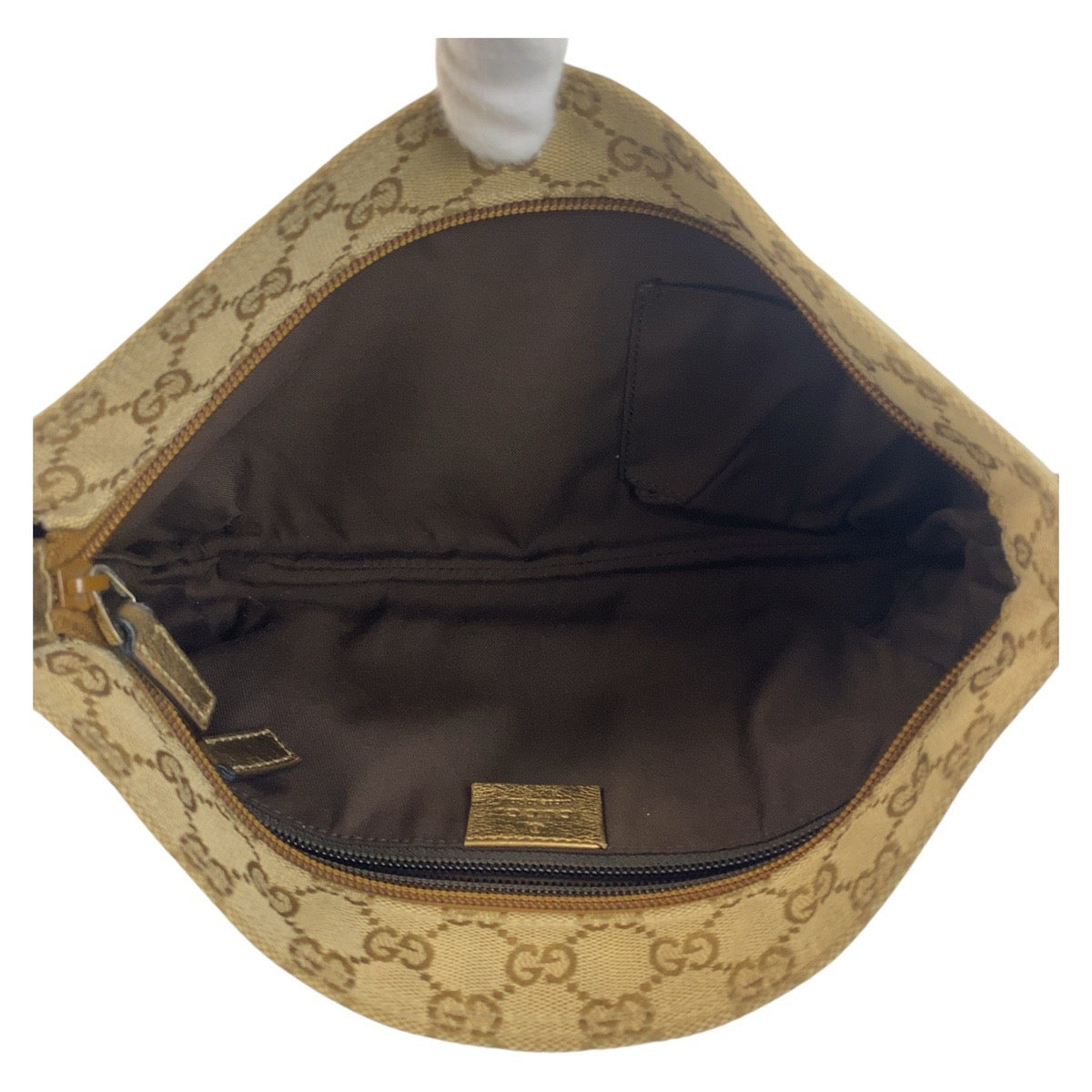 GUCCI Shoulder Bag GG canvas Beige Pink Gold Metal Crossbody Shoulder Bag Messenger Bag Sherry line Women Used