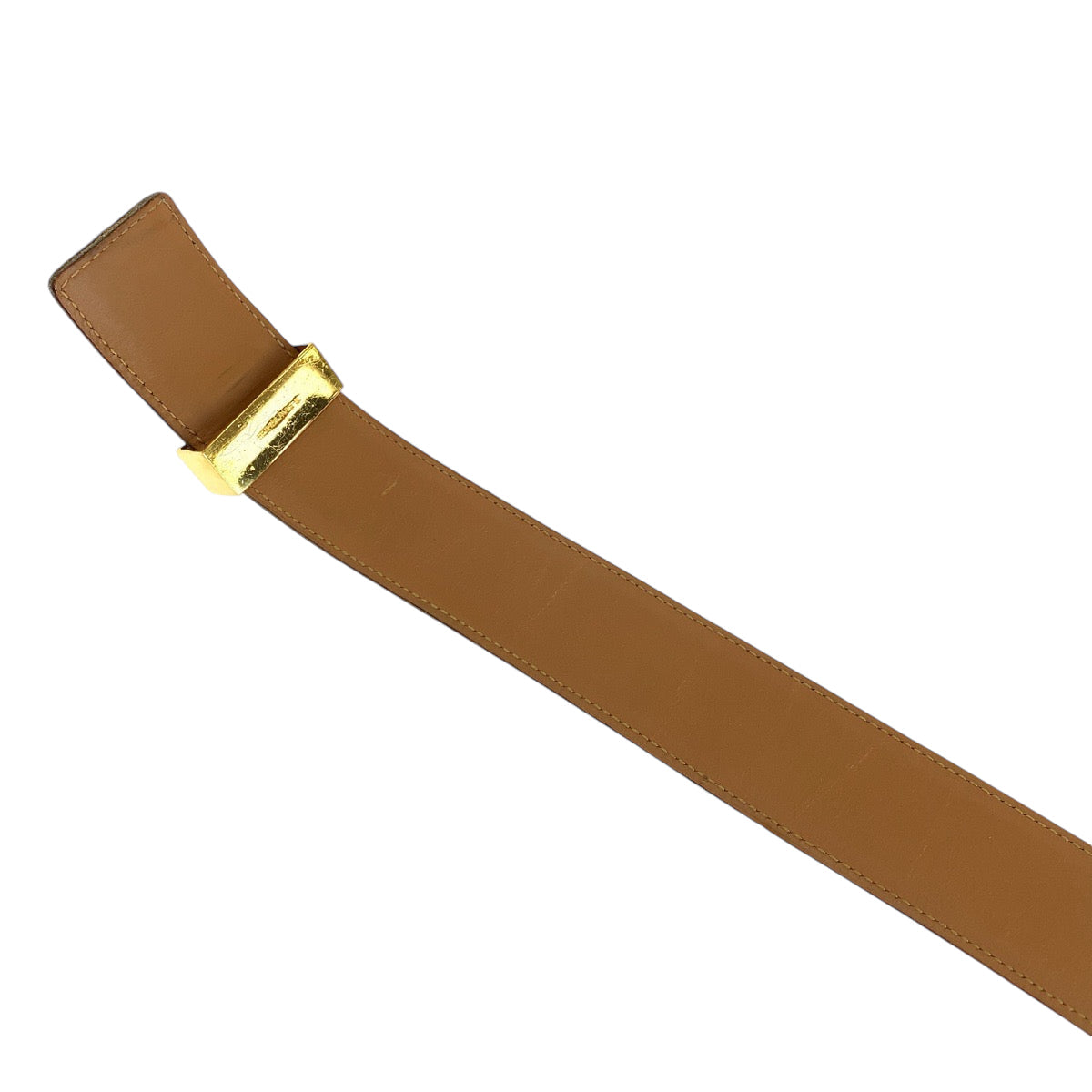 HERMES belt leather Brown Cory Edssian Medor No Size (See Description)
