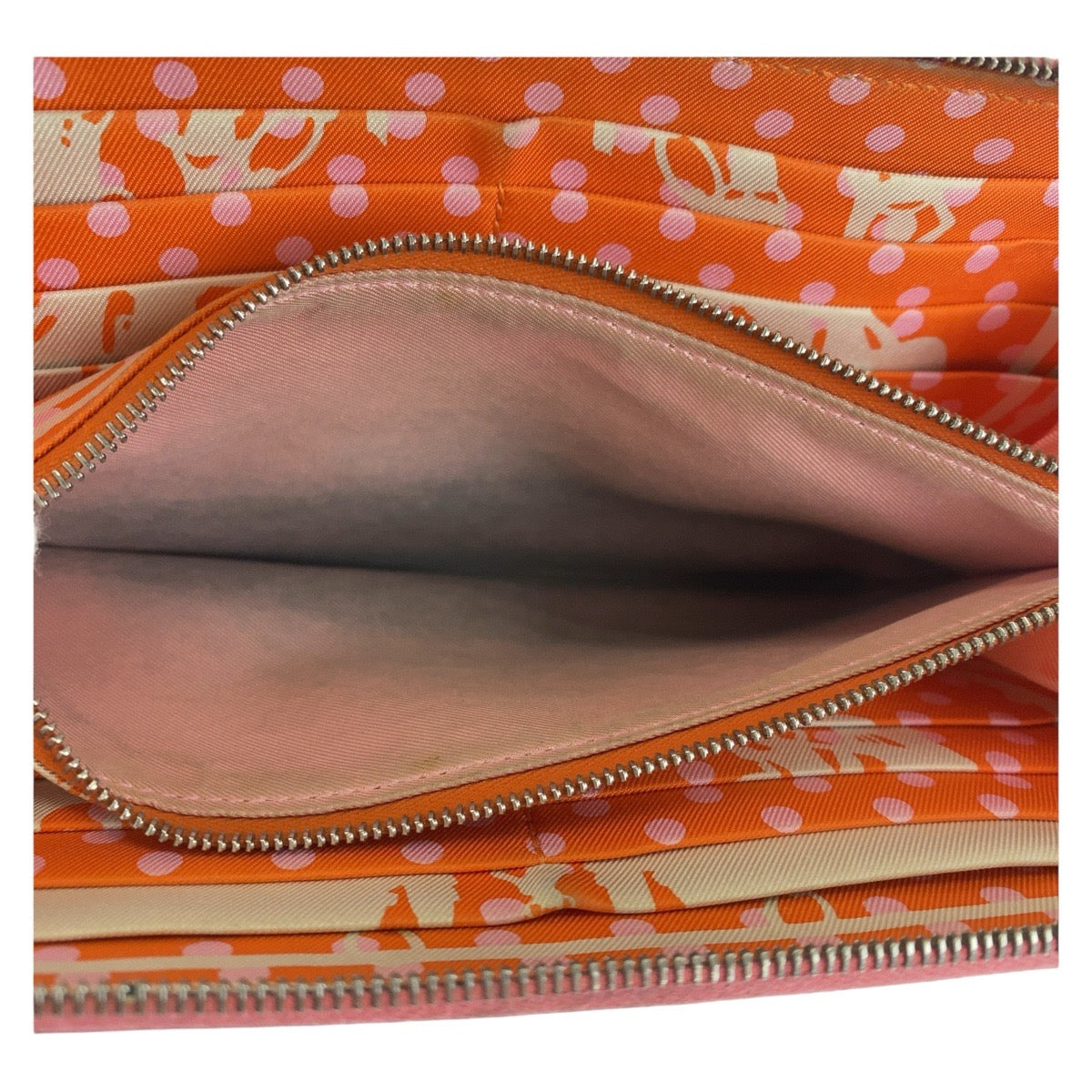 HERMES Long Wallet Purse Epsom rose azale pink Long Wallet Purse Azap long silk in Women Used