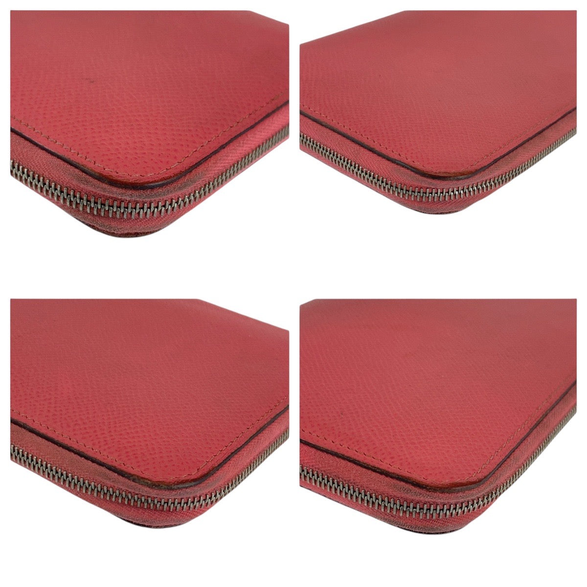 HERMES Long Wallet Purse Epsom rose azale pink Long Wallet Purse Azap long silk in Women Used