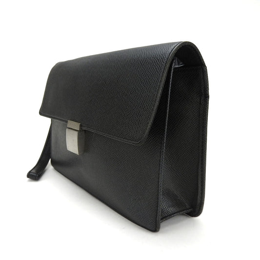 LOUIS VUITTON business bag M30782 Taiga black Selenga mens Used