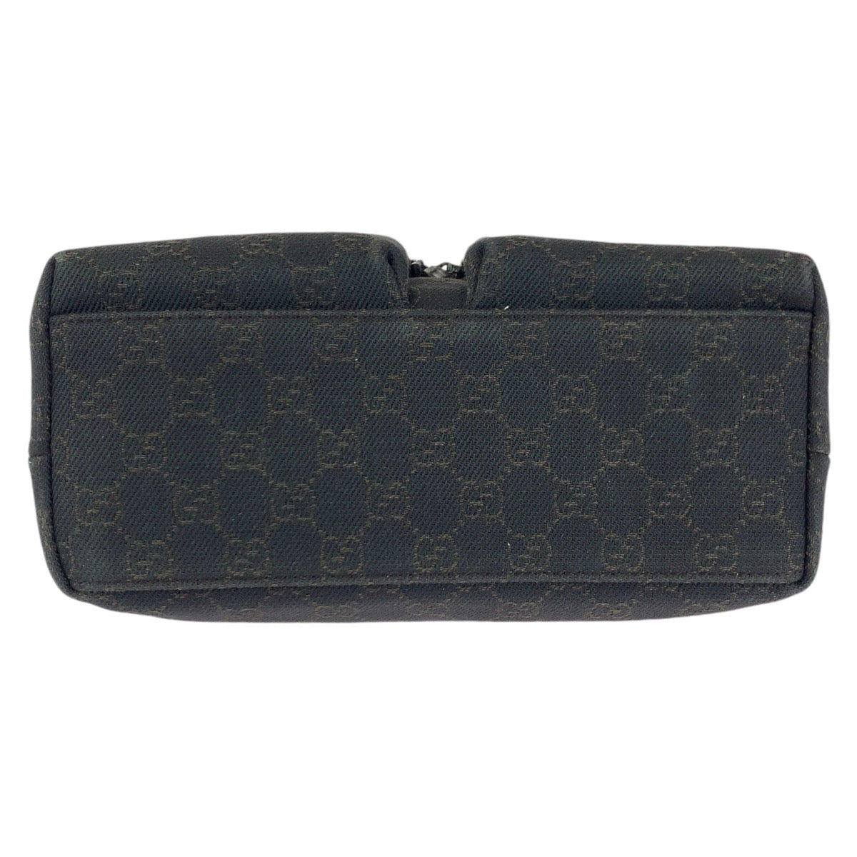 GUCCI Tote Bag 105650 GG canvas, leather Brown Gold Metal Tote Bag handbag Women Used