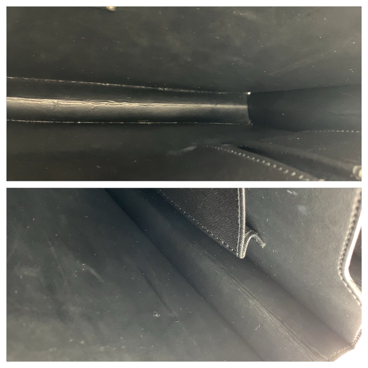 LOUIS VUITTON Business bag M30032 leather Ardoise Black SilverMetal Business bag briefcase Taiga Moscova mens Used