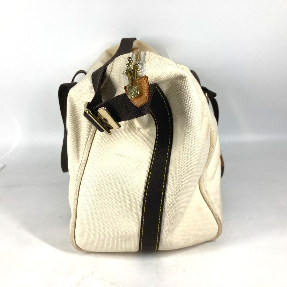 LOUIS VUITTON Boston Duffel bag M40030 canvas white Antigua suck weekend