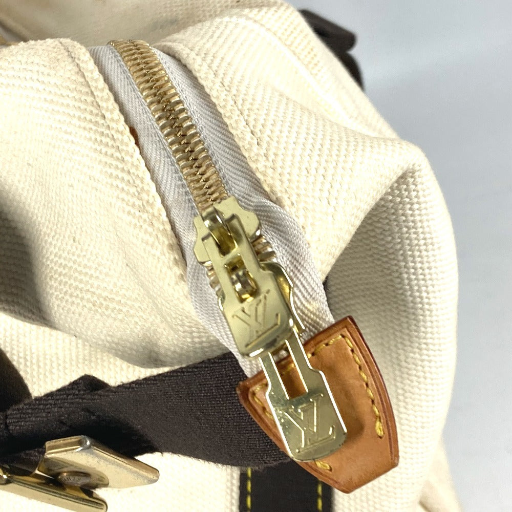 LOUIS VUITTON Boston Duffel bag M40030 canvas white Antigua suck weekend