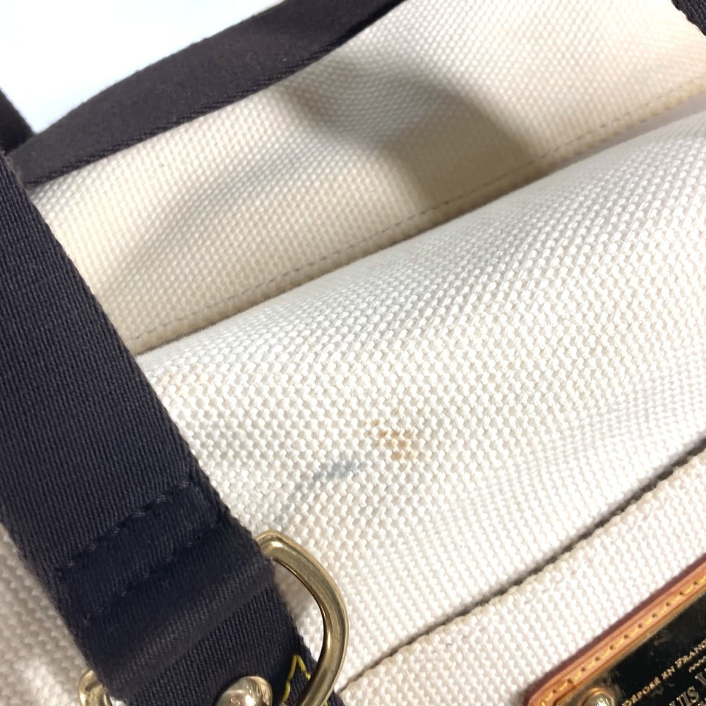 LOUIS VUITTON Boston Duffel bag M40030 canvas white Antigua suck weekend