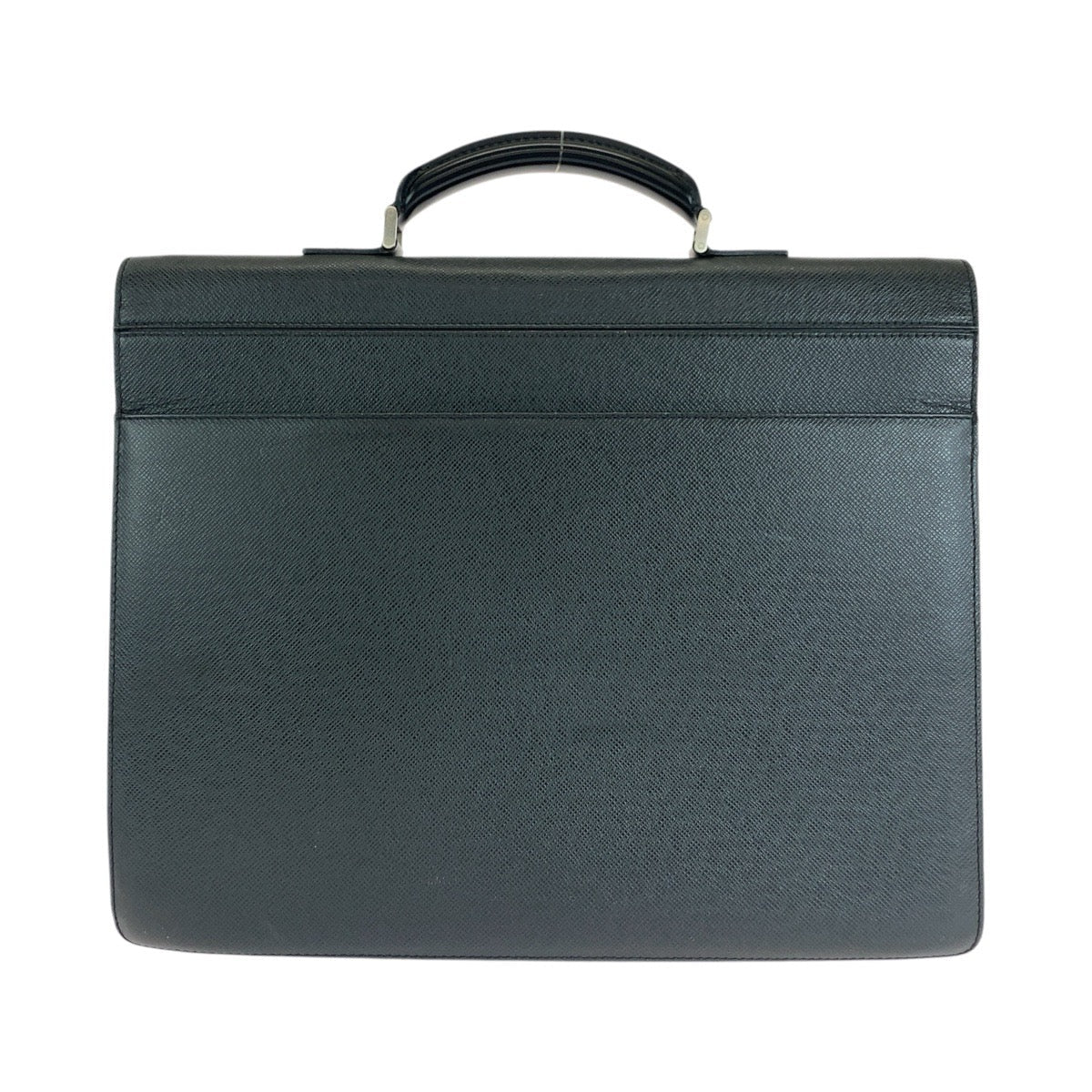 LOUIS VUITTON Business bag M31042 leather Black Ardoise SilverMetal Business bag briefcase Taiga Robusto 2 mens Used