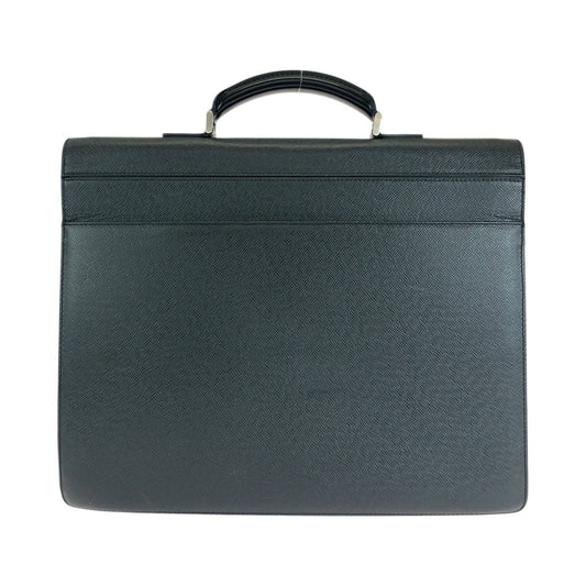 LOUIS VUITTON Business bag M31042 leather Black Ardoise SilverMetal Business bag briefcase Taiga Robusto 2 mens Used