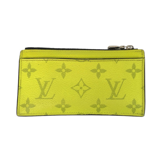 LOUIS VUITTON Coin case M30320 PVC Joanne Yellow Taigalama Coin card holder