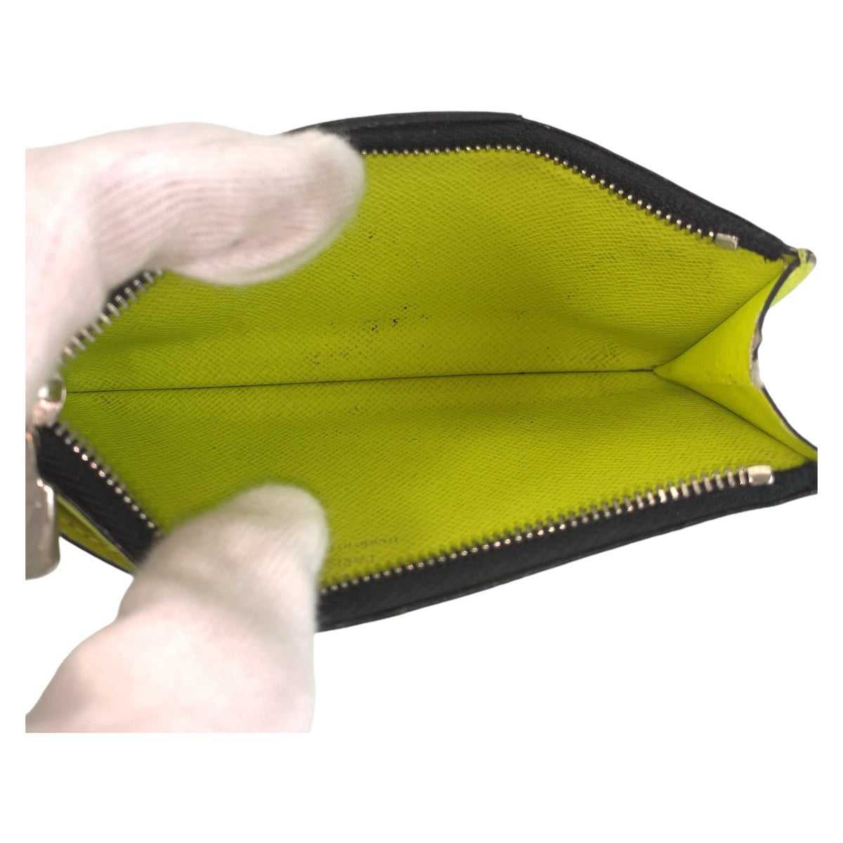 LOUIS VUITTON Coin case M30320 PVC Joanne Yellow Taigalama Coin card holder
