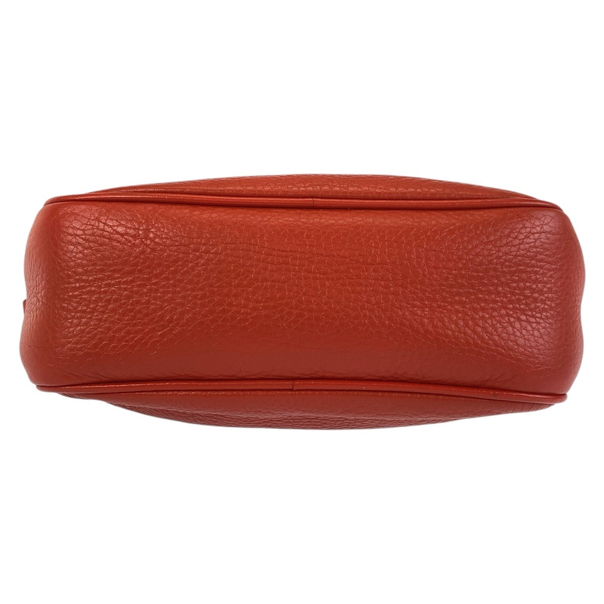 GUCCI Shoulder Bag 308364 leather Red Gold Metal Crossbody Shoulder Bag Pochette Soho Interlocking Women Used