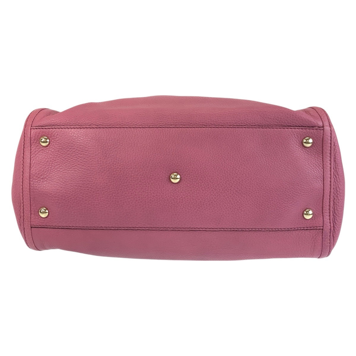 GUCCI Tote Bag 282309 leather Pink Gold Metal Tote Bag Shoulder Bag Soho Interlocking Women Used