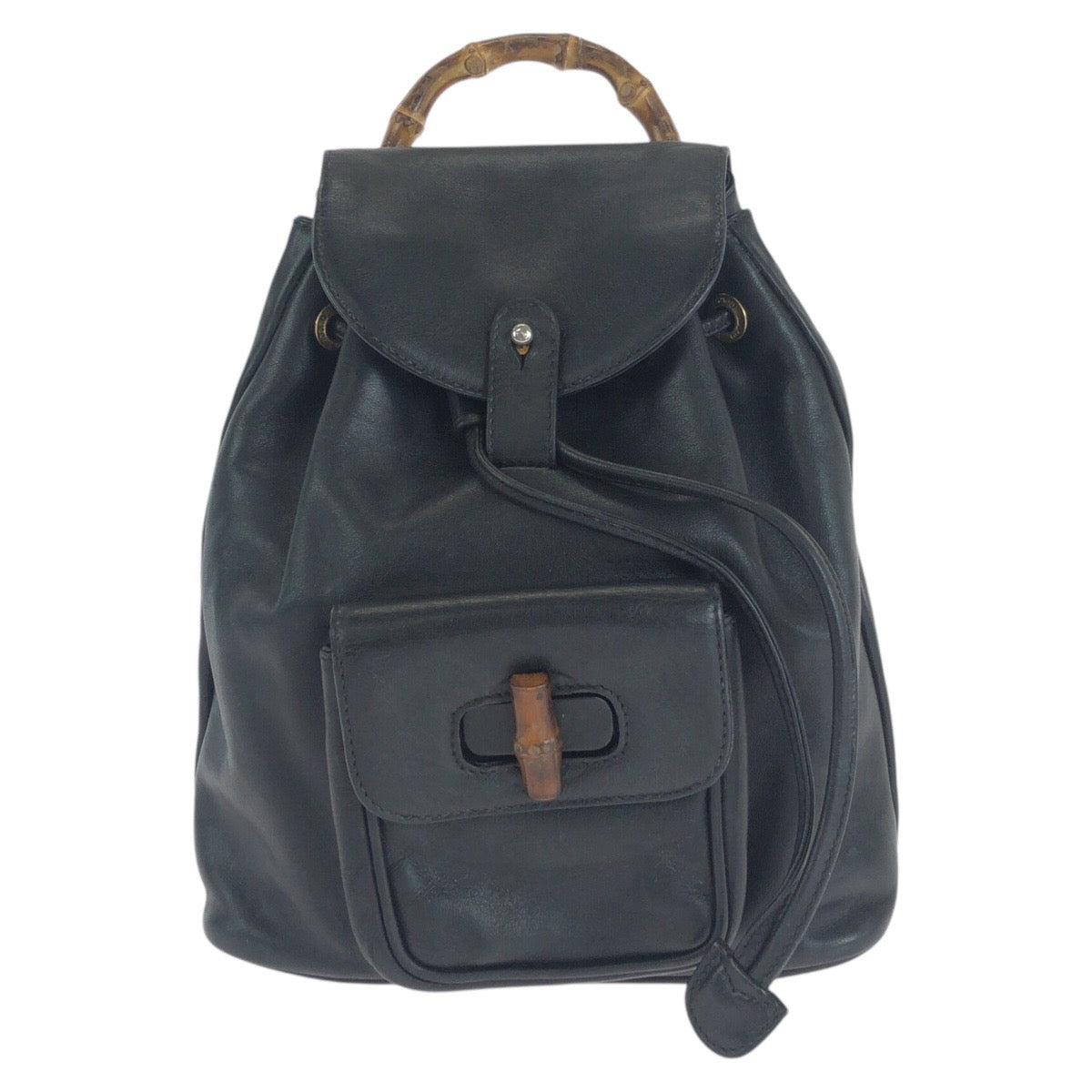 GUCCI Backpack 003 2058 0030 leather black Backpacks & Daypacks Backpacks Bamboo Women Used