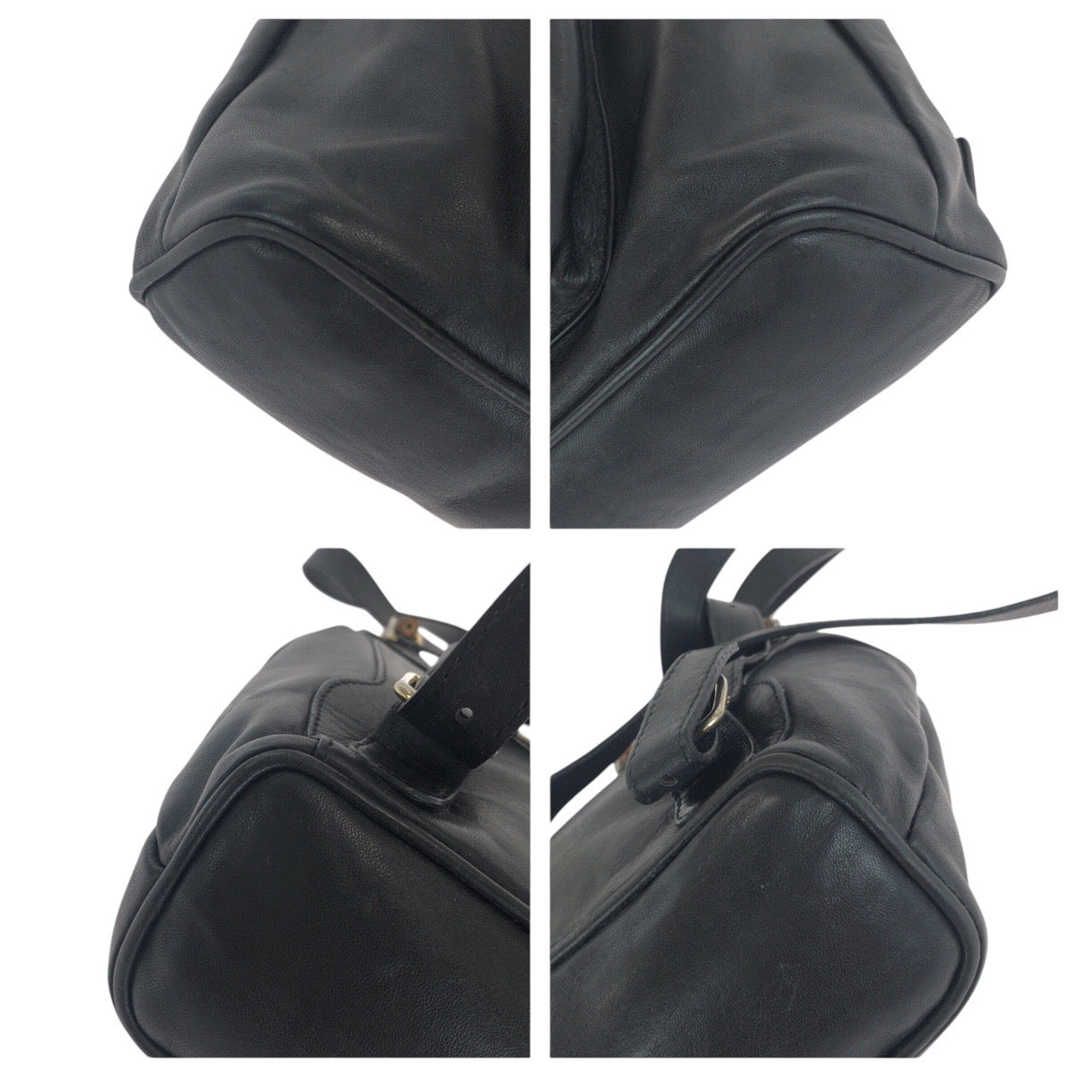 GUCCI Backpack 003 2058 0030 leather black Backpacks & Daypacks Backpacks Bamboo Women Used