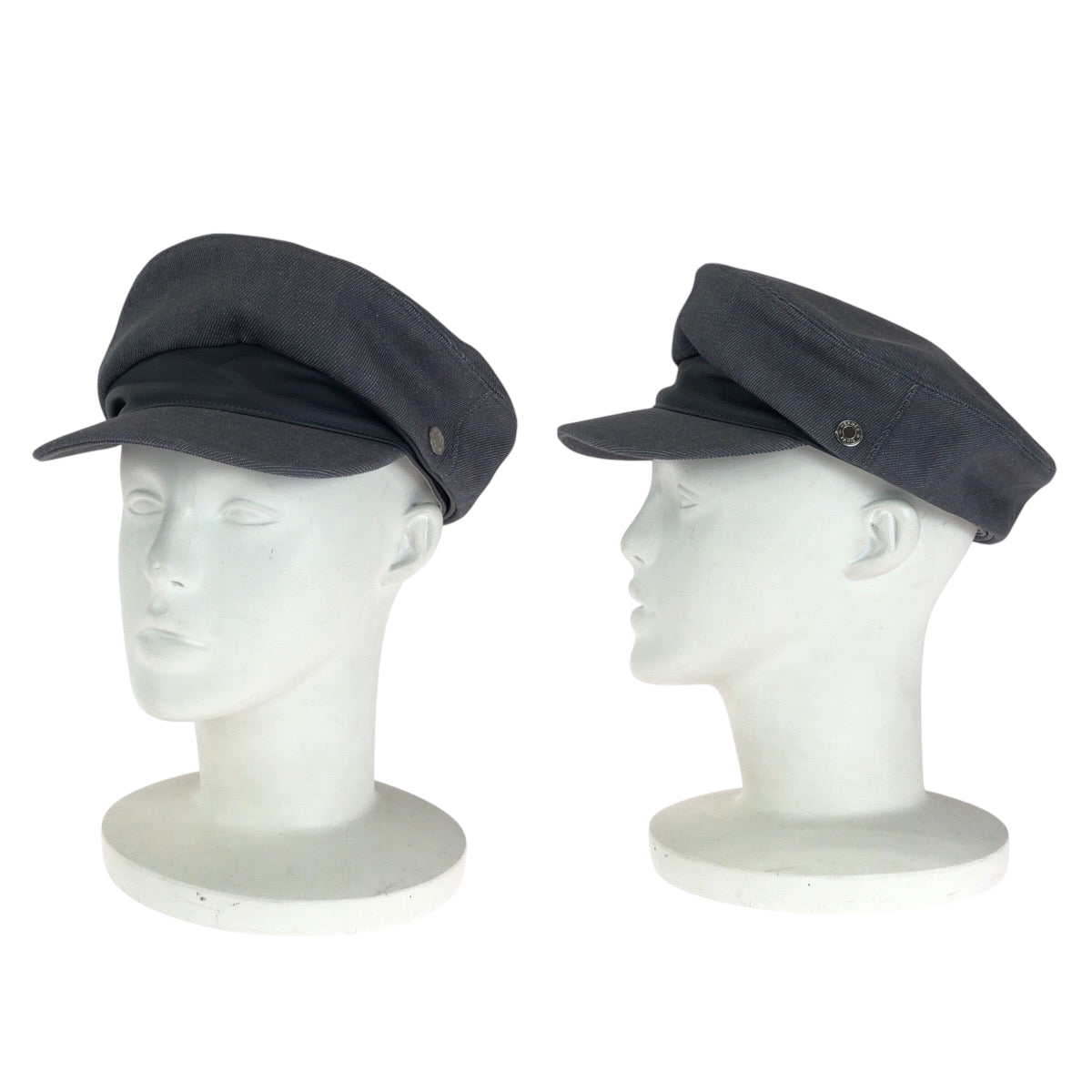 HERMES Casquette Cotton, Viscose gray Casquette Serie Women 58 Used