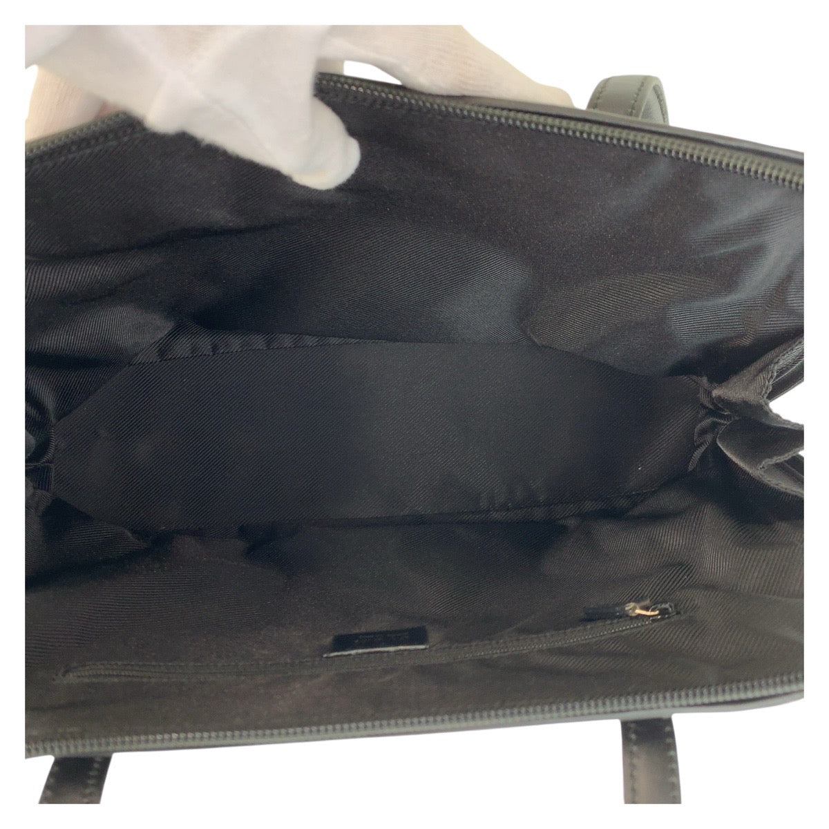 GUCCI Tote Bag 002 1122 GG canvas, leather Black GoldMetal Tote Bag Shoulder Bag Women Used