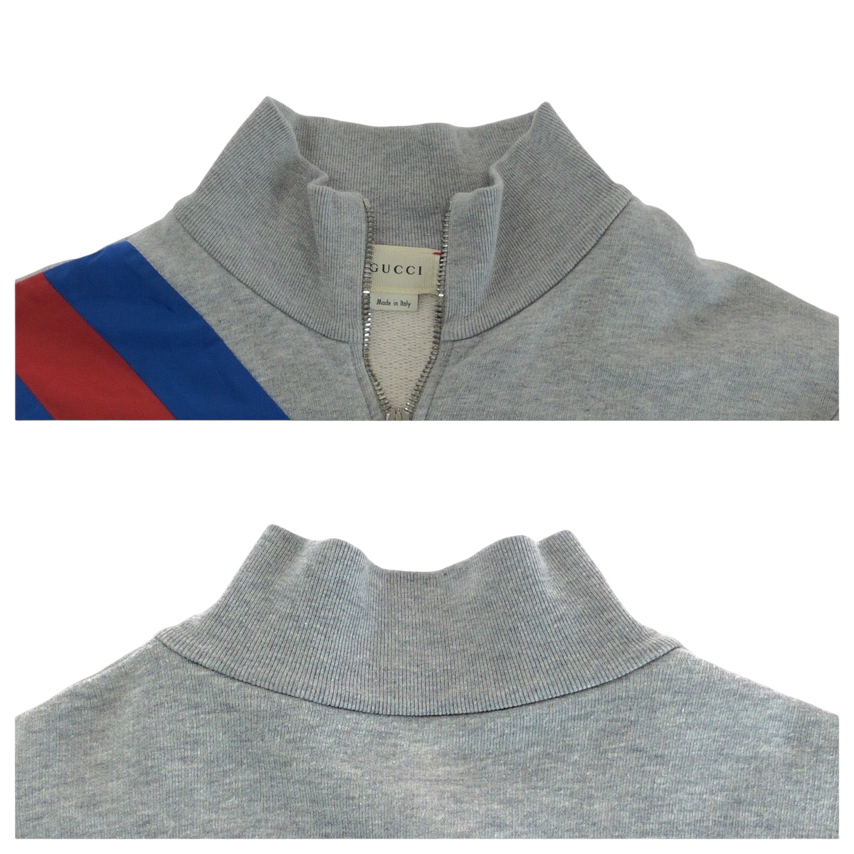 GUCCI sweat cotton Grey Red Blue Sweatshirts, Blousons, Zip-ups Sherry Kids 12 Used